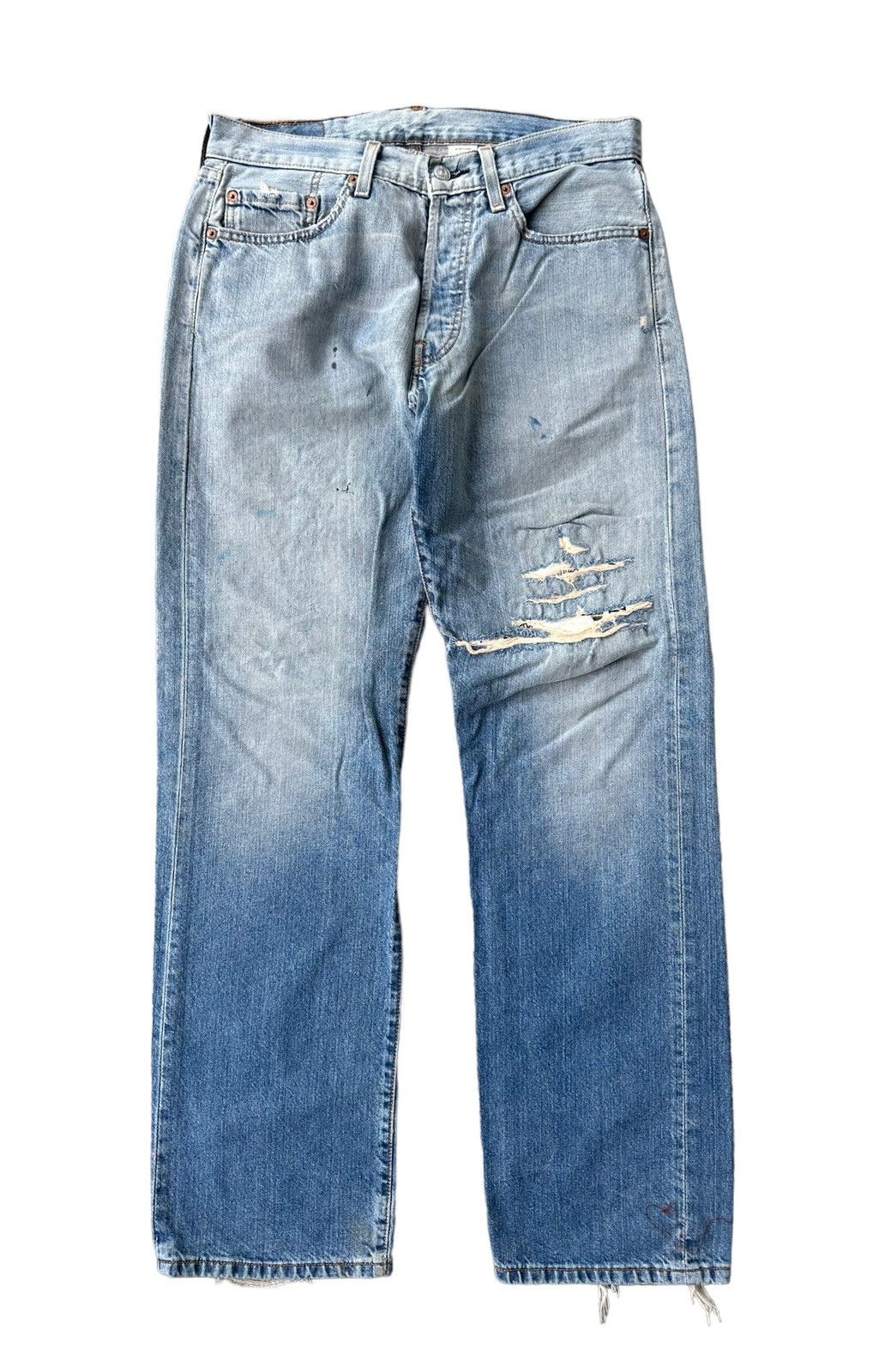 Levi's Vintage Levi’s distressed denim jeans Size US 30 / EU 46 - 1 Thumbnail