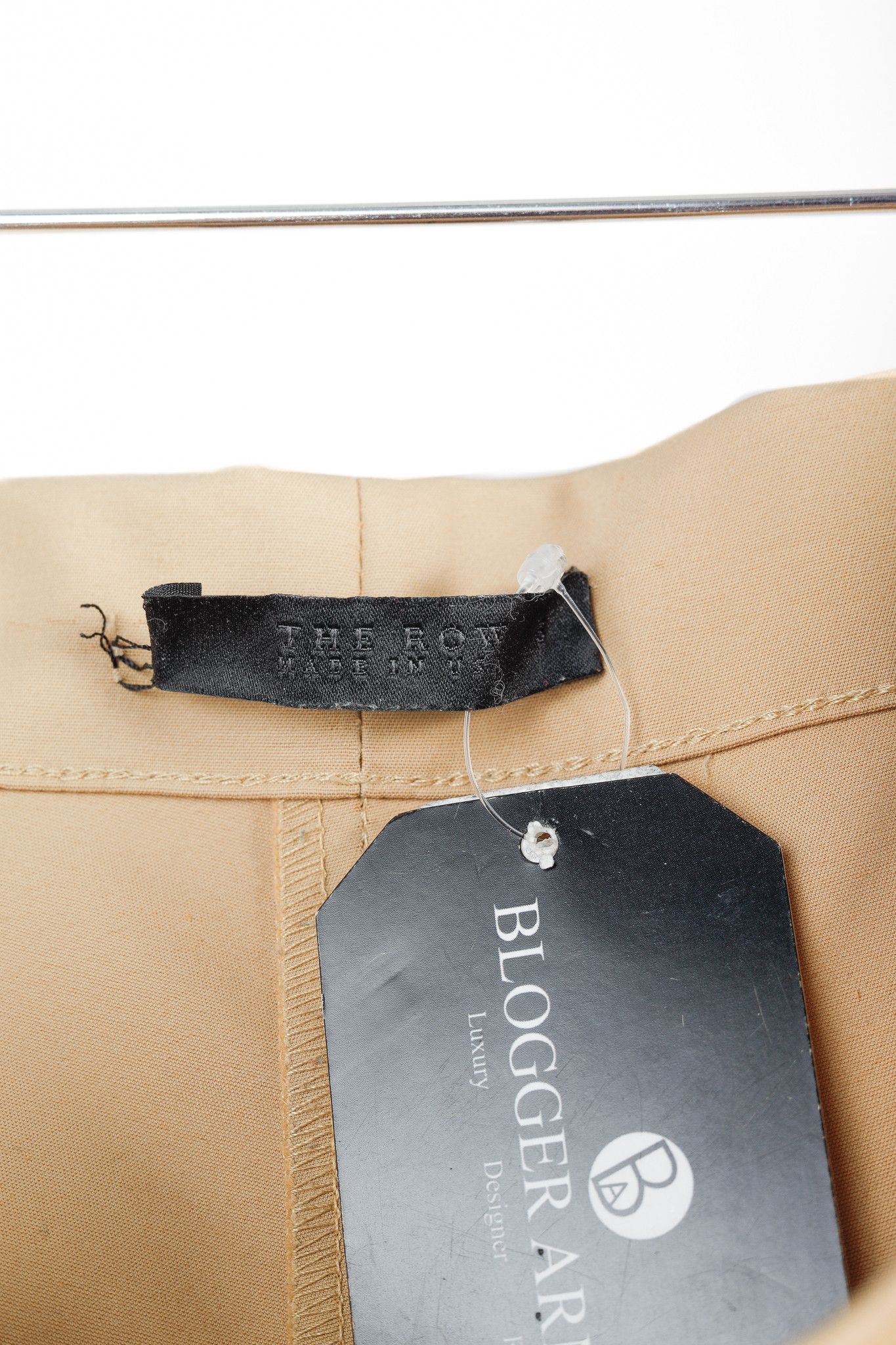 The Row The Row Camel Pull-On Stretch Trousers Size 30" / US 8 / IT 44 - 4 Thumbnail