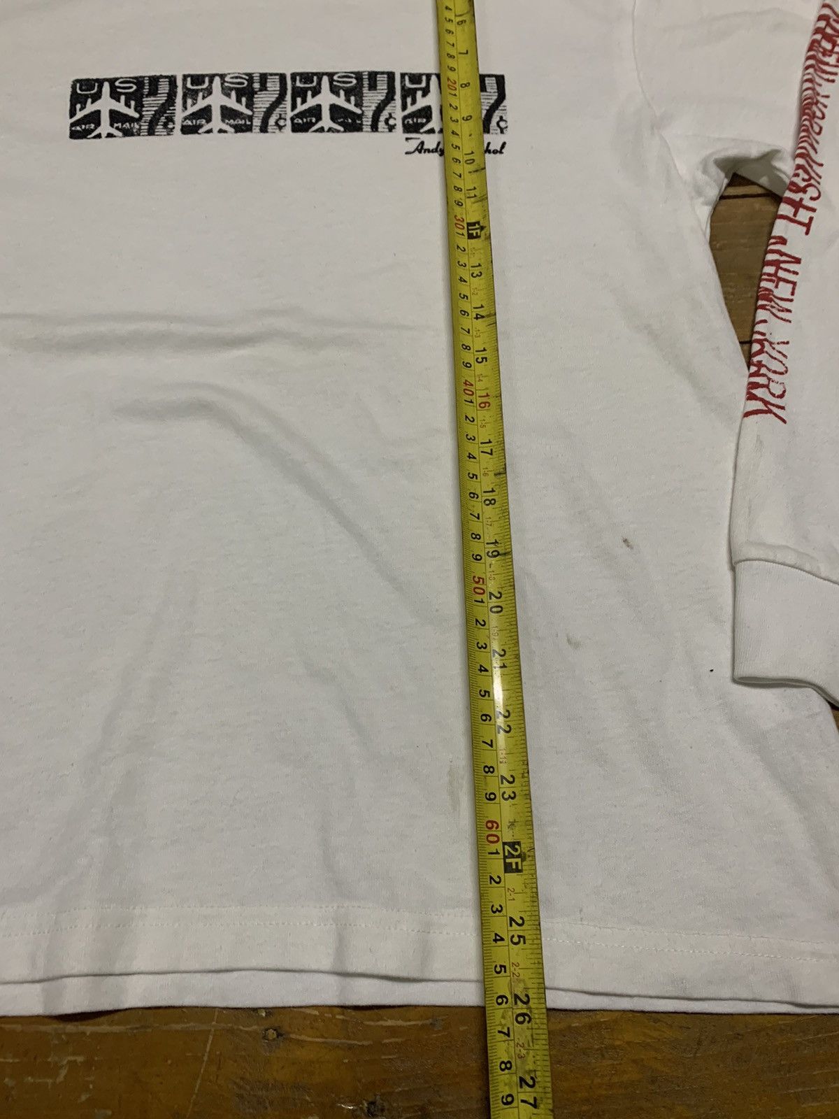 Andy Warhol Hype SPRZNY Andy Warhol Visit New York Side Tape Tee Size US S / EU 44-46 / 1 - 8 Thumbnail