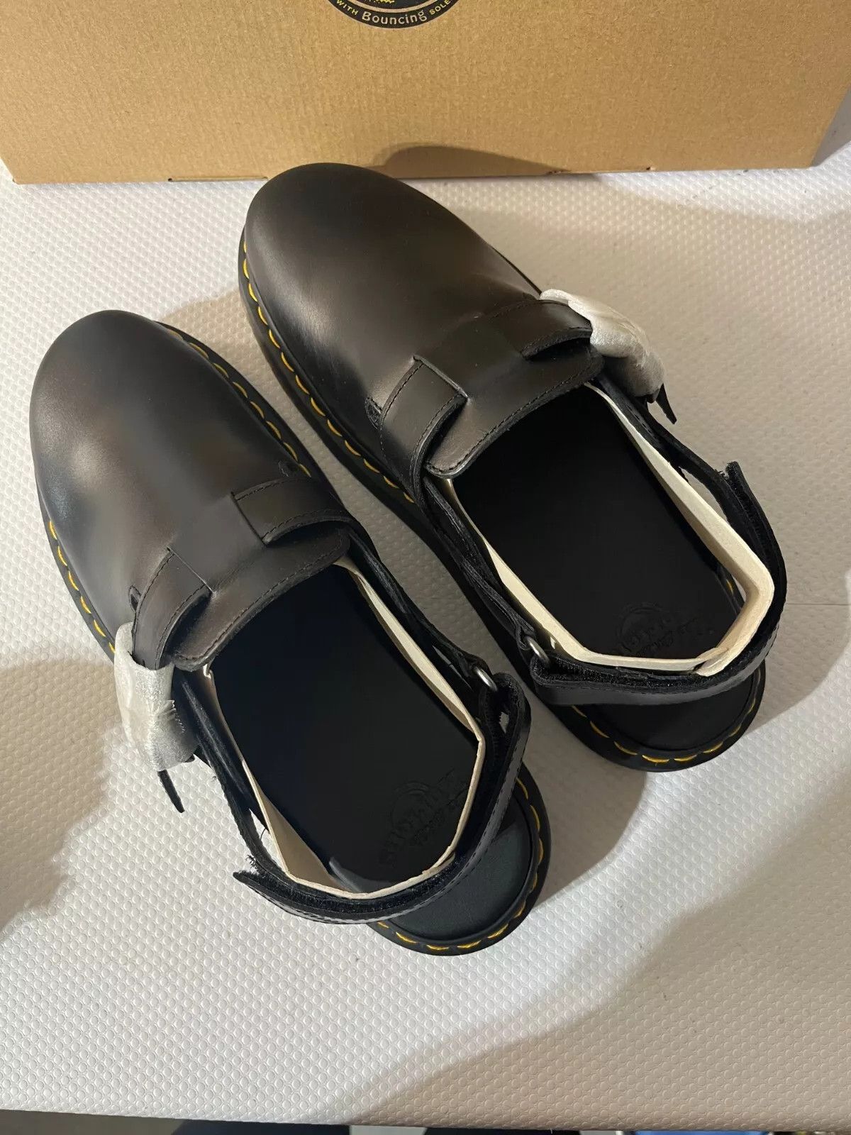 Dr. Martens Dr. Martens JORGE II Black Brando SLINGBACK MULES Size US 11 / EU 44 - 8 Thumbnail