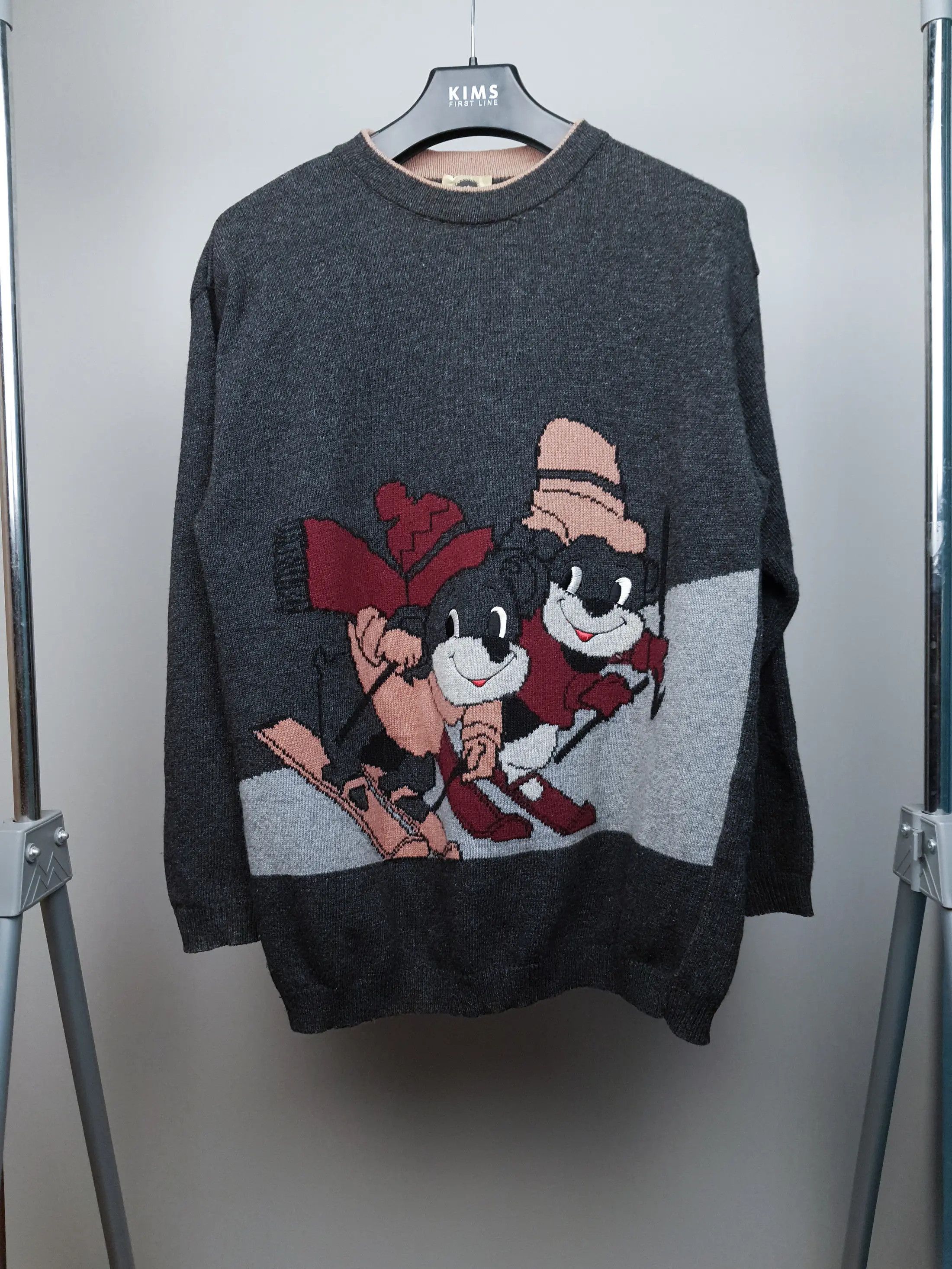 Vintage 1980s American Vintage Cute Animal Print Crewneck Jumper Size US L / EU 52-54 / 3 - 1 Thumbnail