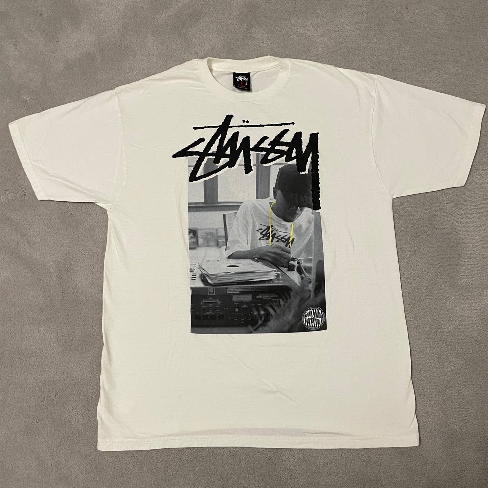 Stussy J Dilla x Stussy T-Shirt Stones Throw hip hop madlib