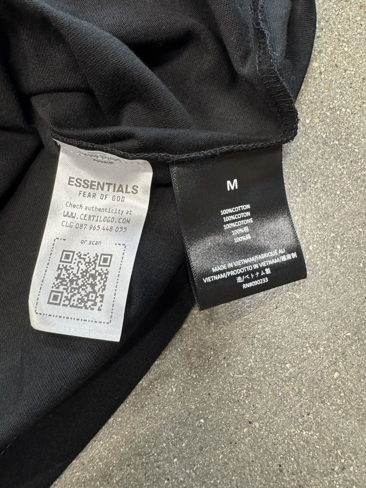 Fear of God Fear of God Essentials Jersey Crewneck Tee Black Size US M / EU 48-50 / 2 - 3 Thumbnail