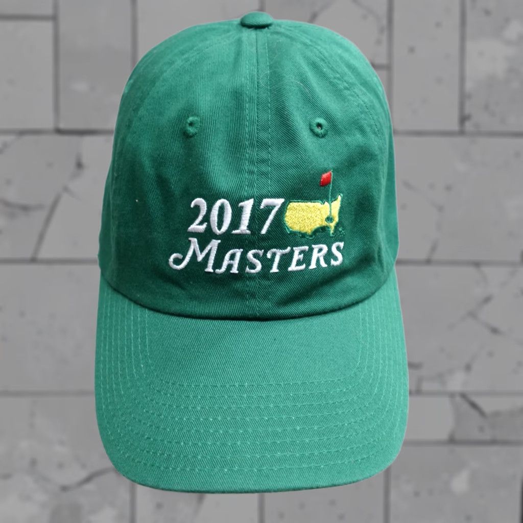 American Needle VINTAGE Masters Hat Green Embroidered American Needle 2017 Strapback NEW Men Adjustable Cotton Baseball Cap Womens? Size ONE SIZE - 1 Thumbnail