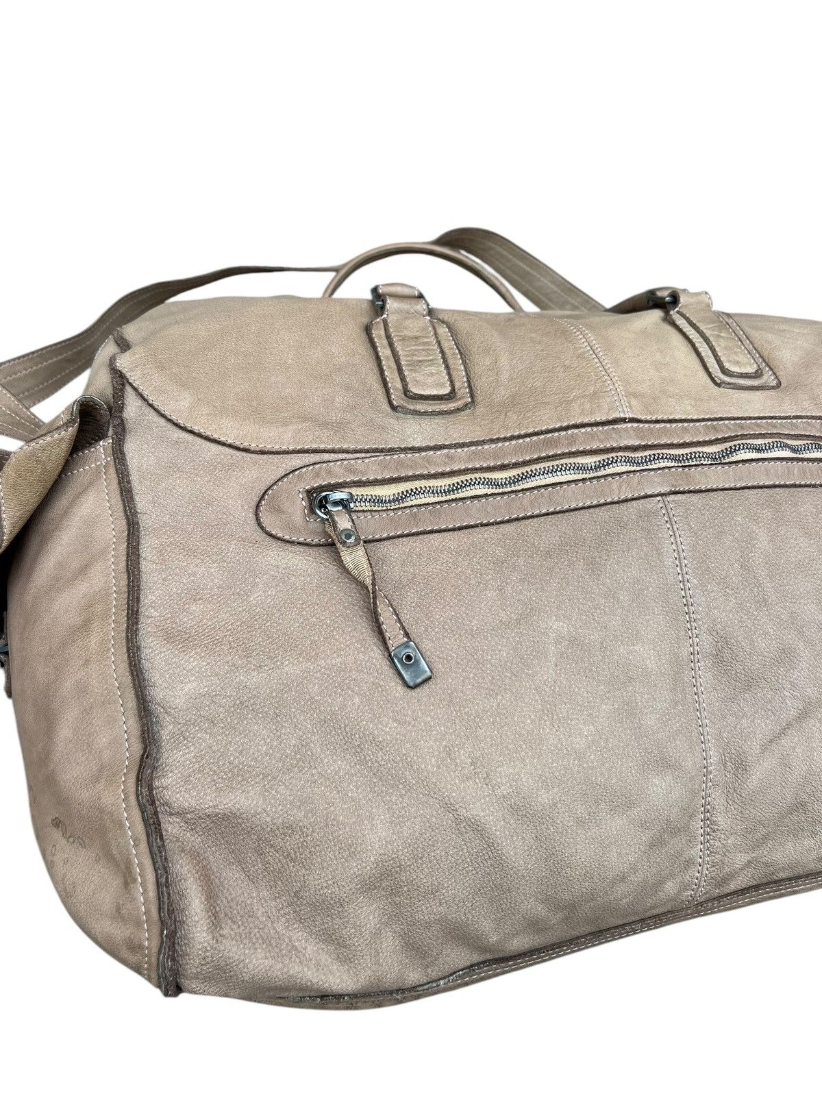 Leather Sissi Rossi Patina Leather 2 Way Travel Bag Size ONE SIZE - 7 Thumbnail