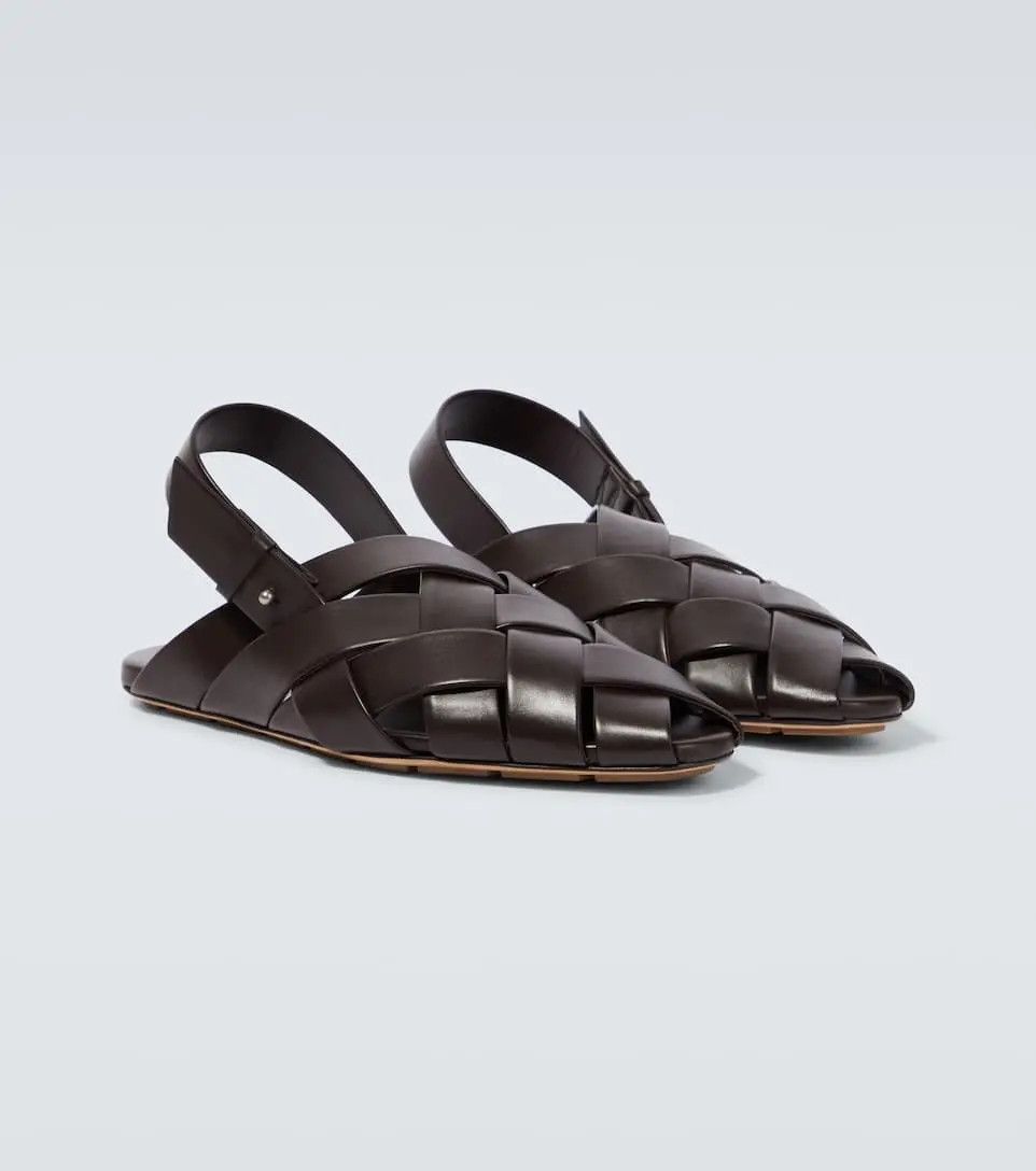 o1n1vont0325 Alfie Slippers Sandals in Dark Brown