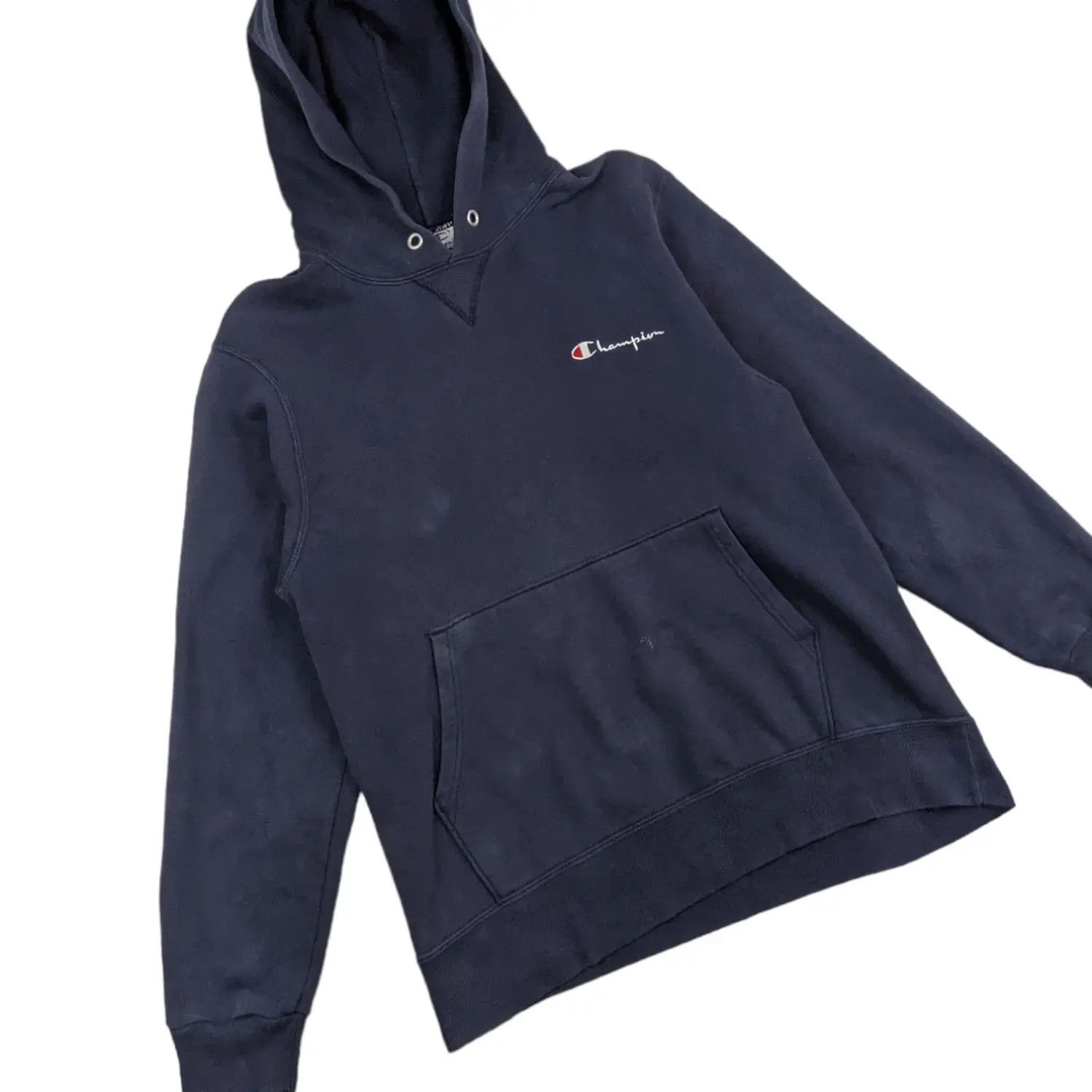 Champion × Vintage Vintage 90's CHAMPION Plain Hoodie Size M / US 6-8 / IT 42-44 - 3 Thumbnail