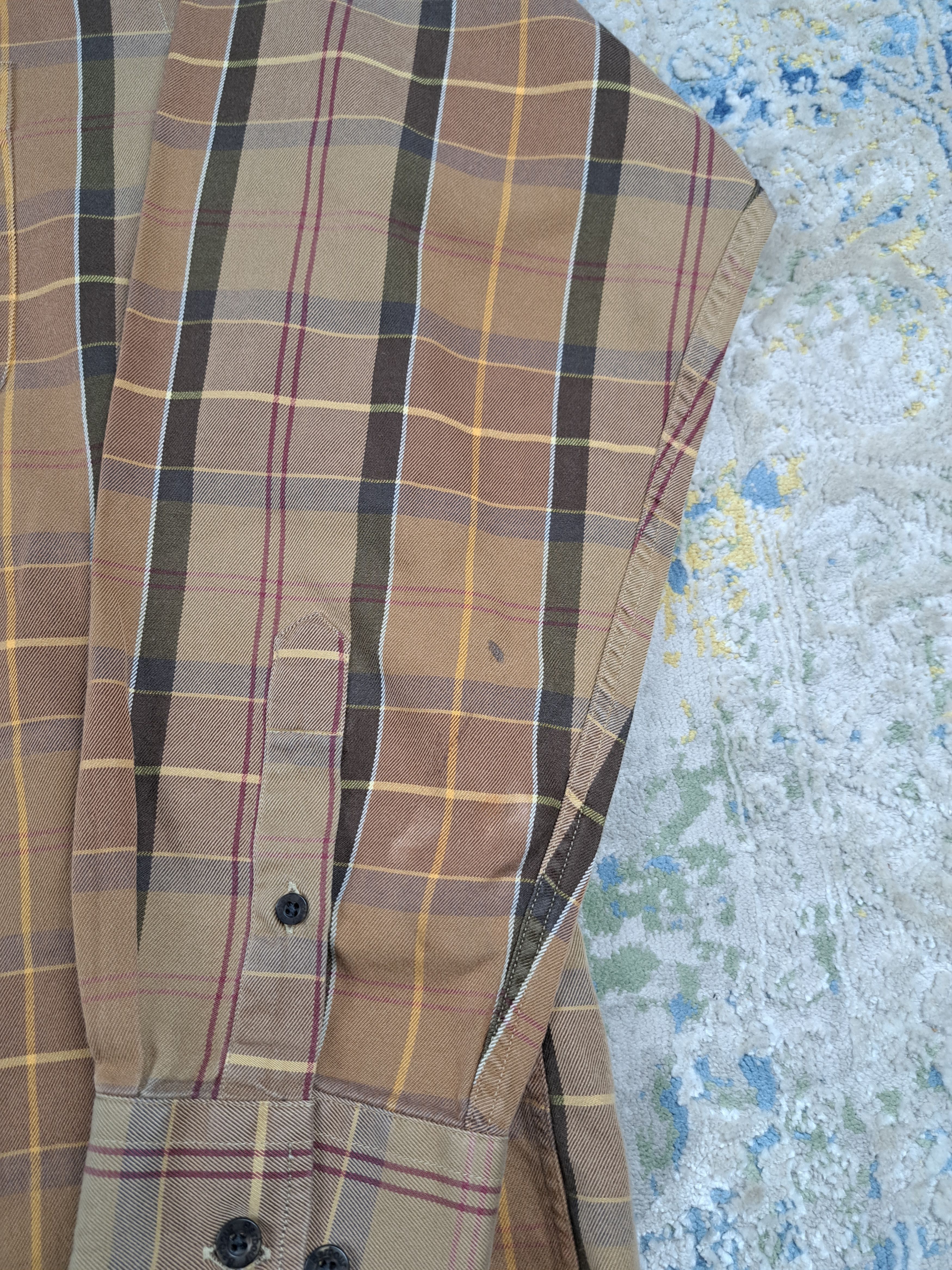 Barbour Barbour Tartan Fullprint Shirt Checked Casual Old Money Size US XL / EU 56 / 4 - 9 Thumbnail