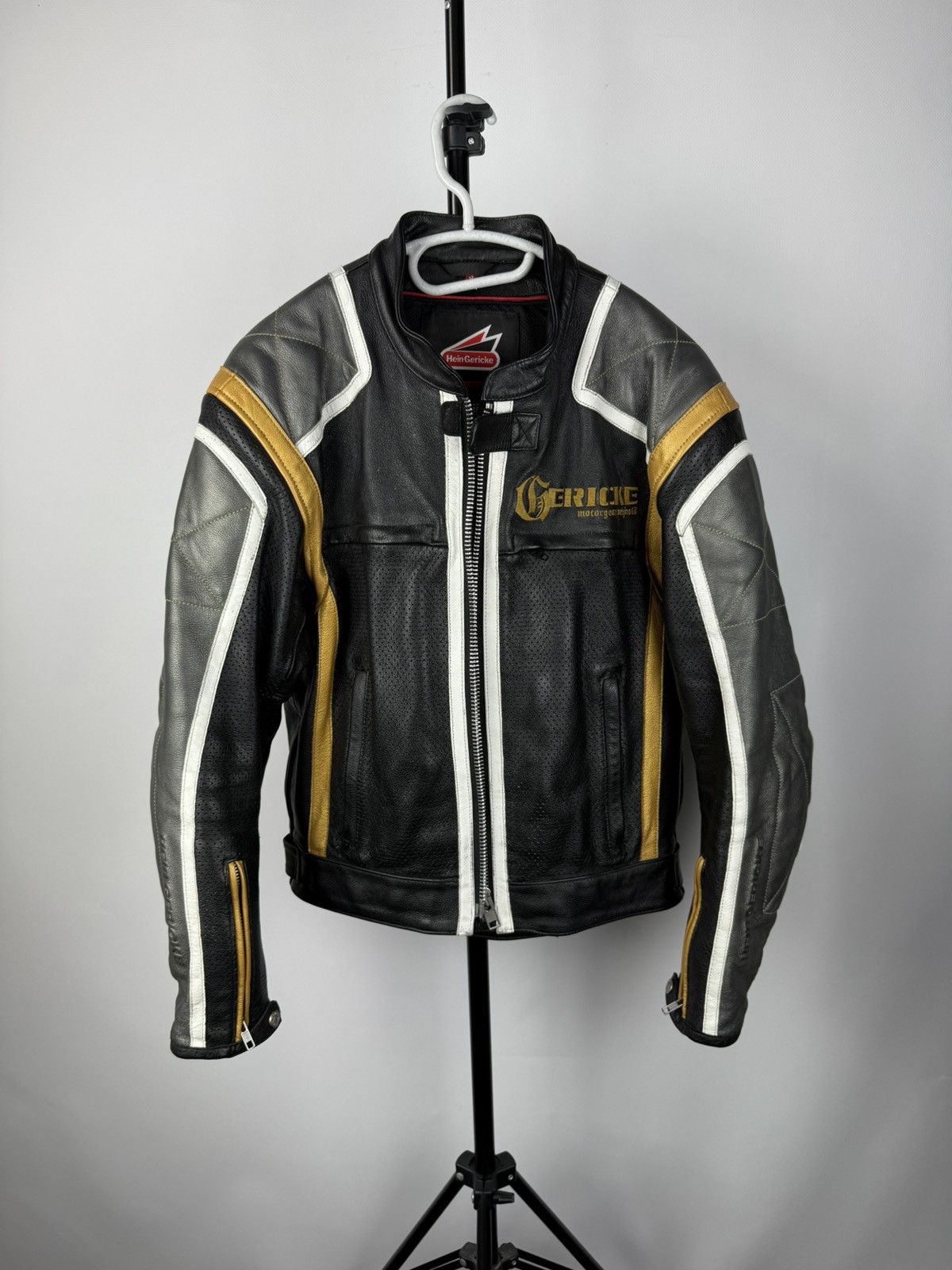 Hein Gericke × Vintage 🔥Hein Gericke Motorcycle Leather Racing Jacket VNTG mens Size US S / EU 44-46 / 1 - 2 Thumbnail