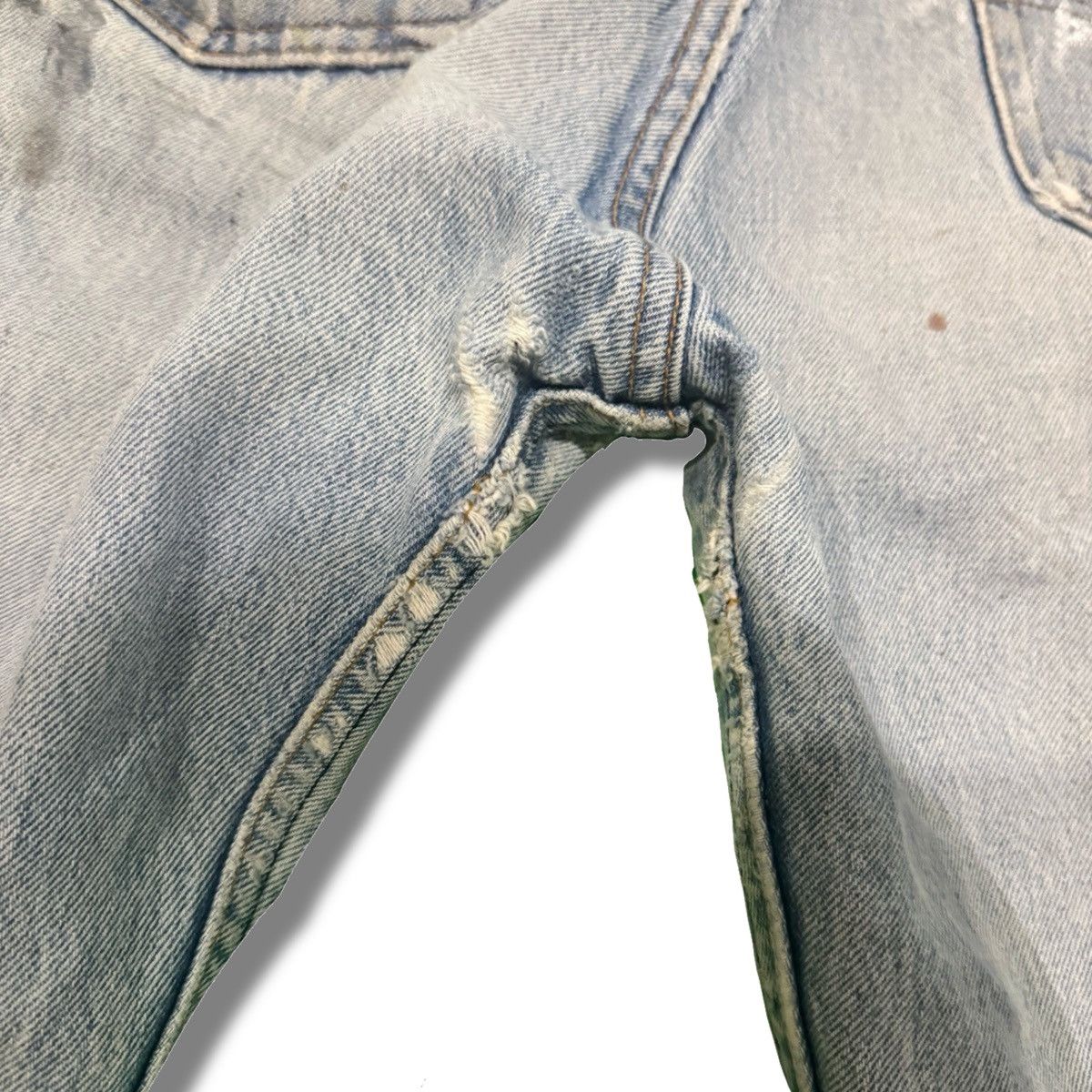 Levi's Vintage Clothing Levi’s 501xx – 1990s Paint-Splatter Distressed Denim Size US 30 / EU 46 - 4 Thumbnail
