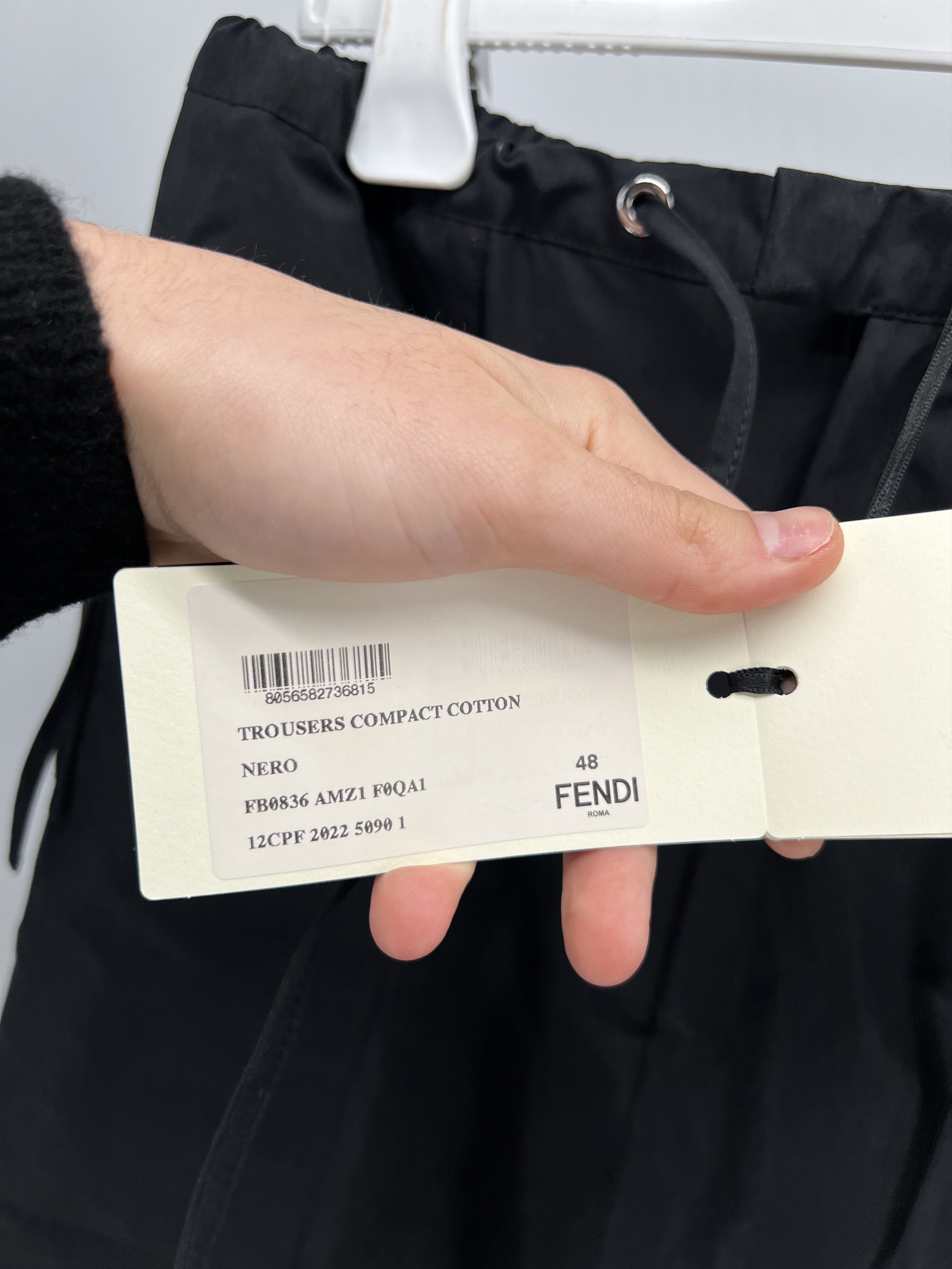 Fendi Fendi Compact Cotton Trousers size 48 Size US 32 / EU 48 - 3 Thumbnail