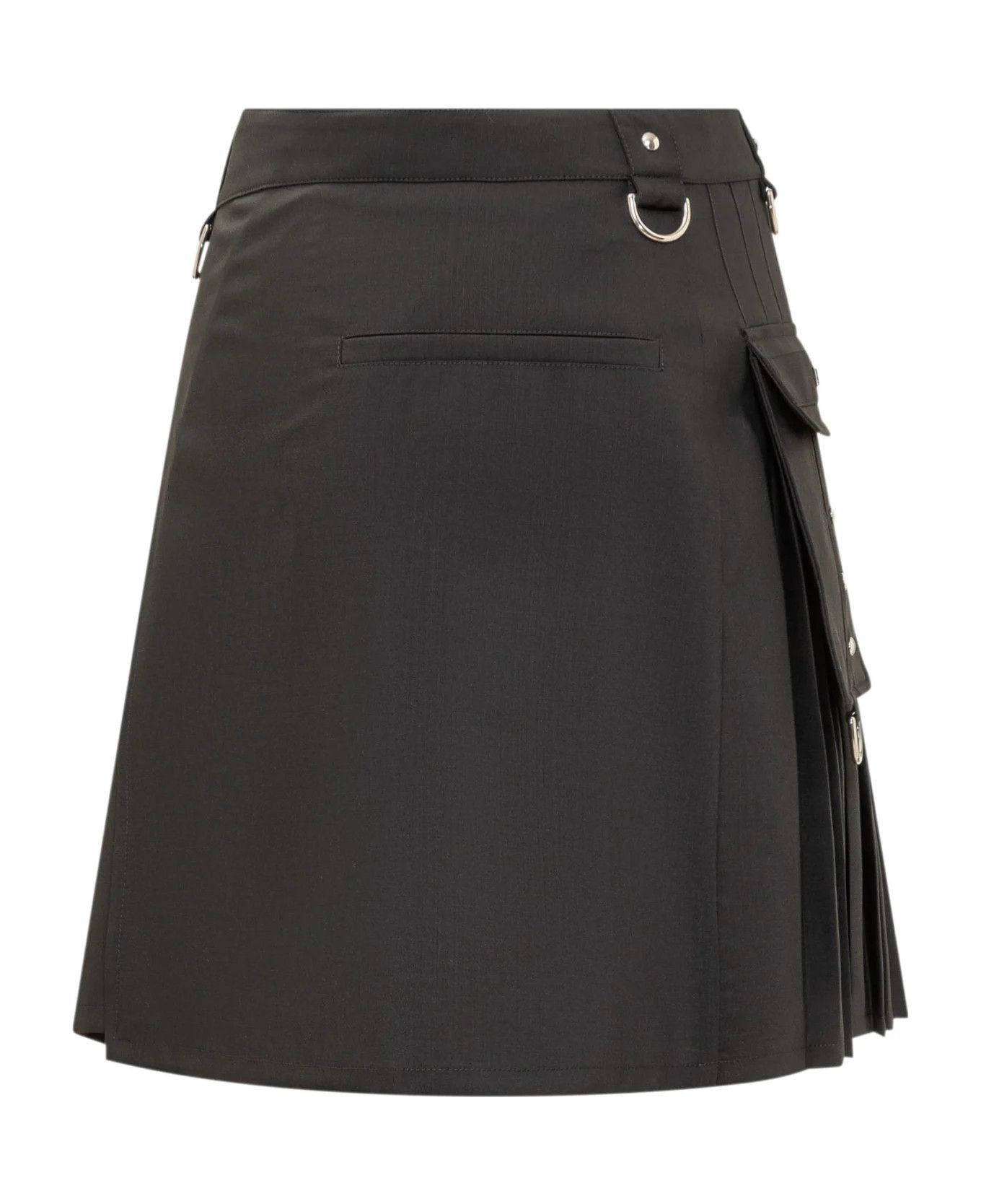 Givenchy o1y0925 Mini Skirt in Black Size 28" / US 6 / IT 42 - 2 Thumbnail