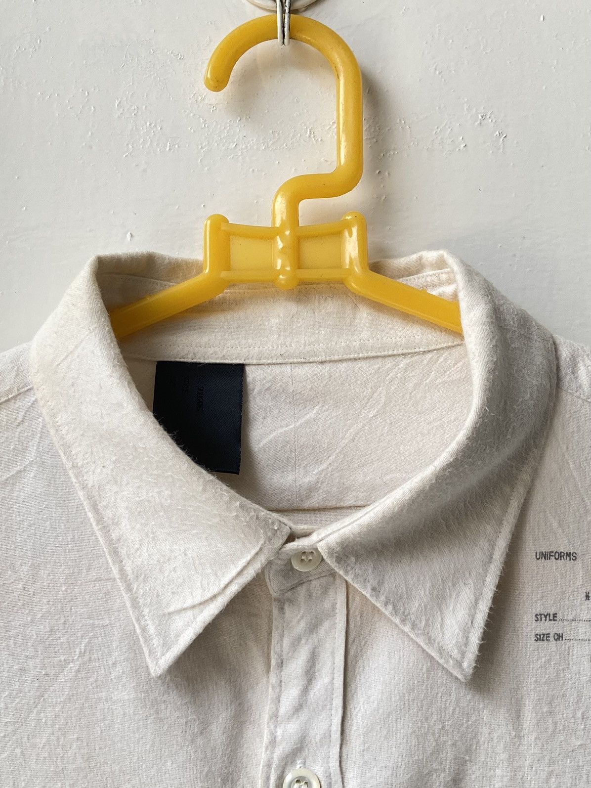 Japanese Brand × N.Hoolywood N. HOOLYWOOD Cream Shirt Size US M / EU 48-50 / 2 - 5 Thumbnail