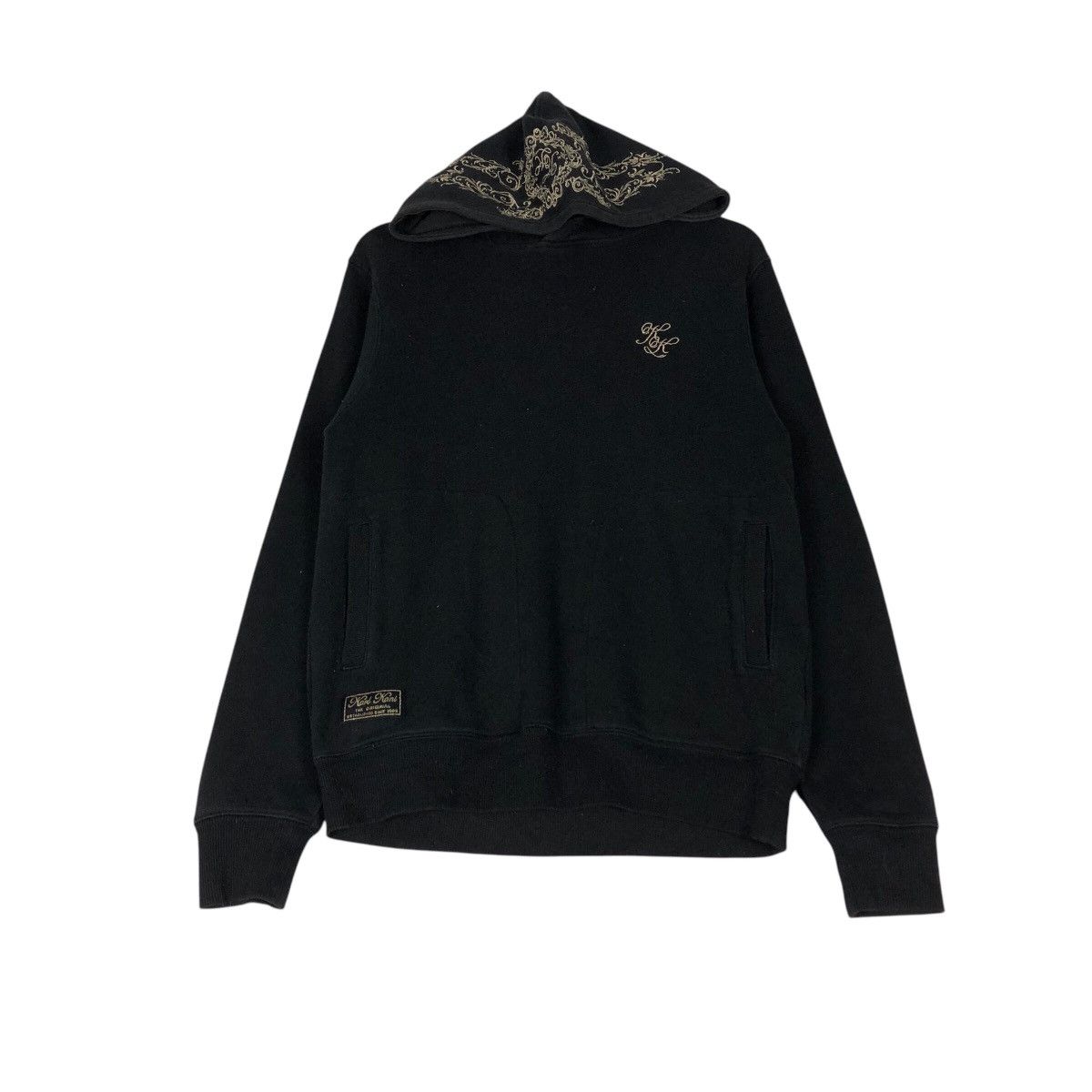 Japanese Brand KARL KANI “BROOKLYN ENERGY” Gothic Embroidered Hoodie Size US M / EU 48-50 / 2 - 3 Thumbnail