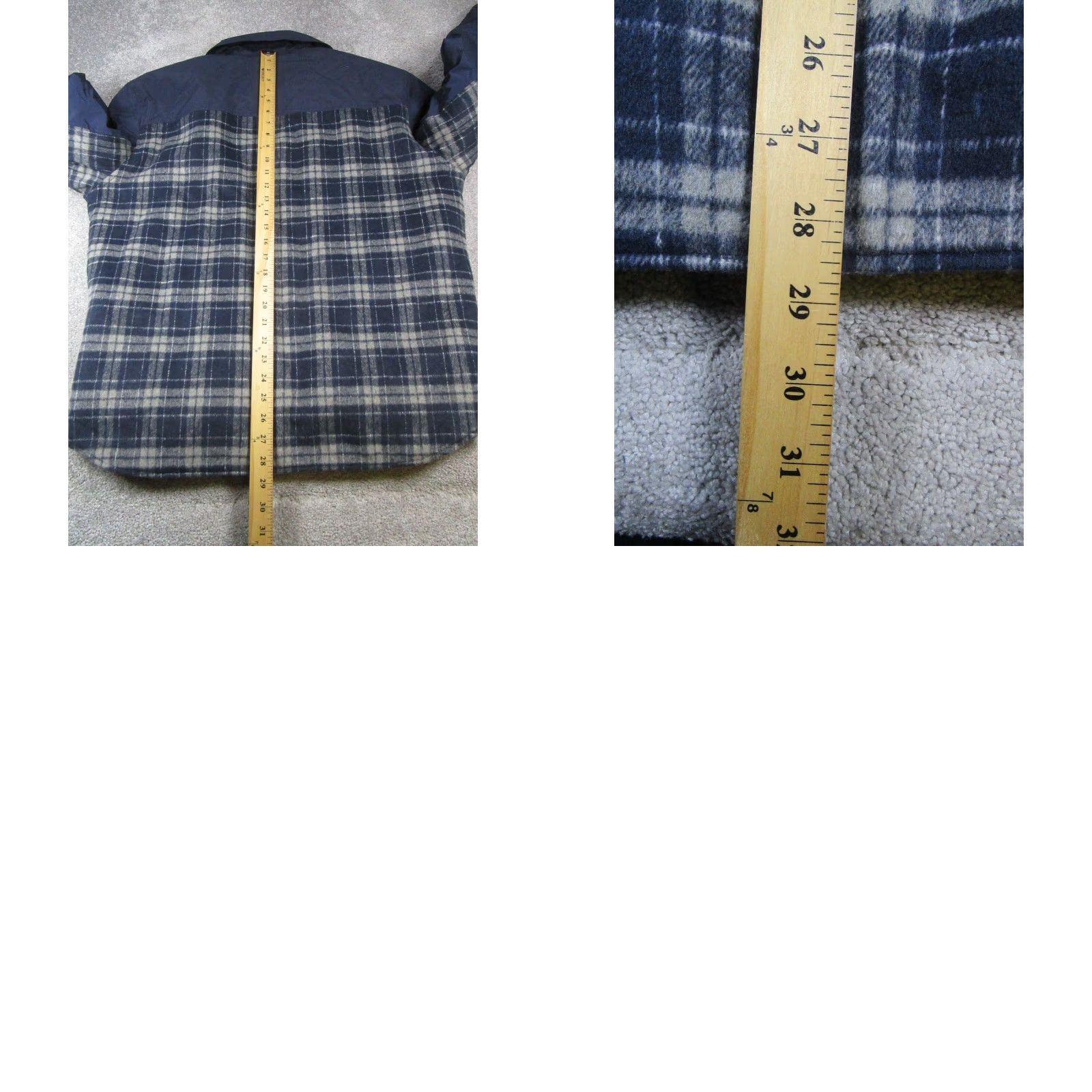 Lee Lee Bomber Jacket Mens Xl Blue Midweight Flannel New Work Size US XL / EU 56 / 4 - 8 Thumbnail