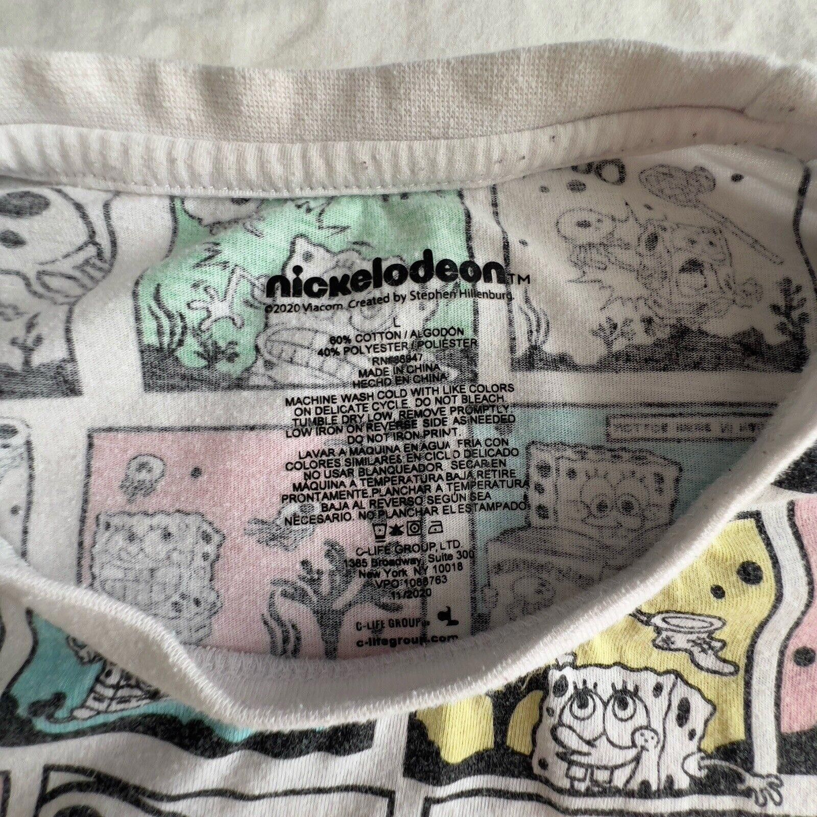 Nickelodeon Spongebob Squarepants AOP Comic Book T-Shirt Men’s L Size US L / EU 52-54 / 3 - 2 Thumbnail
