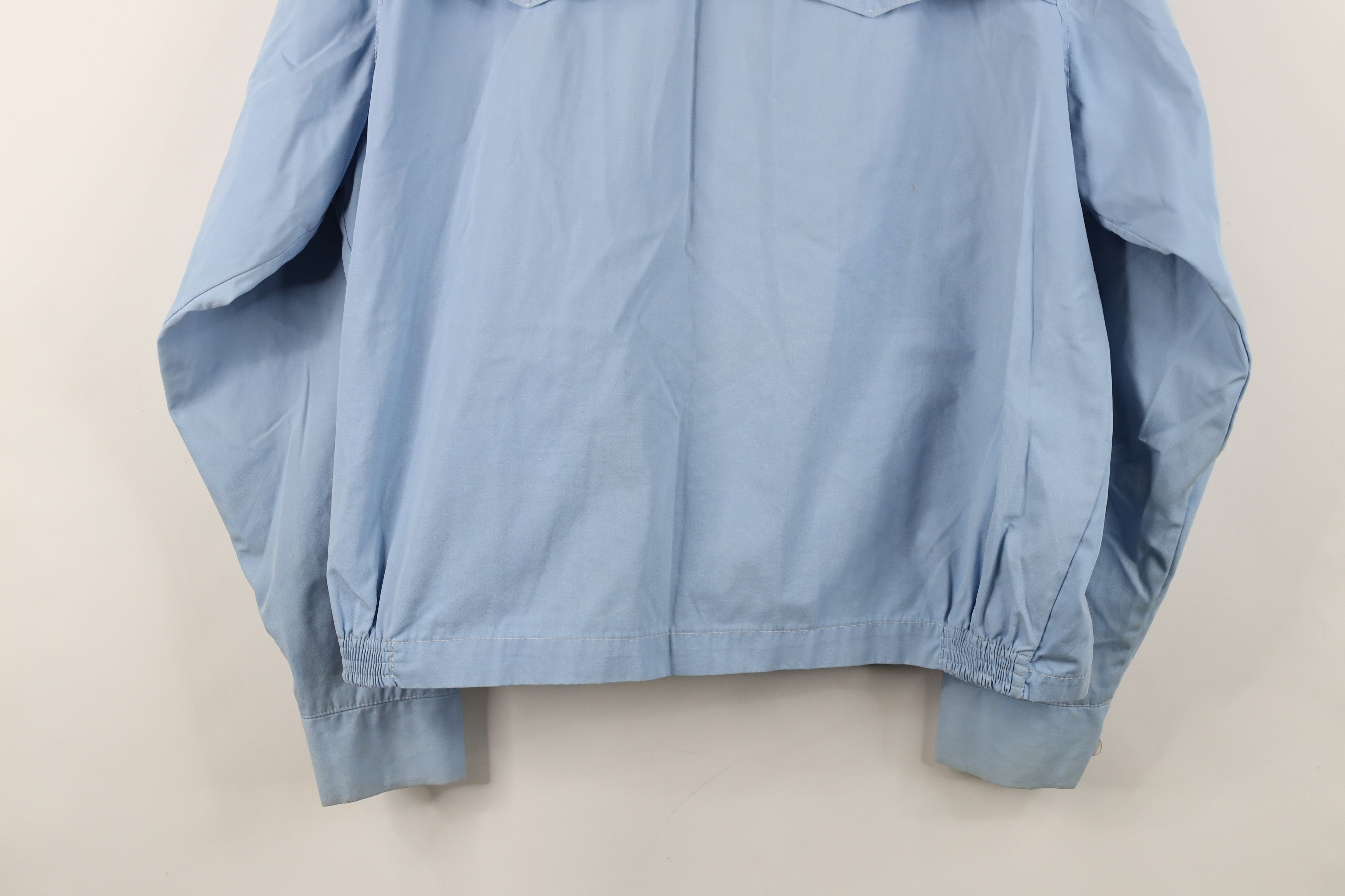 Vintage Vintage 70s Streetwear Racer Bomber Jacket Carolina Blue Size US XL / EU 56 / 4 - 15 Thumbnail
