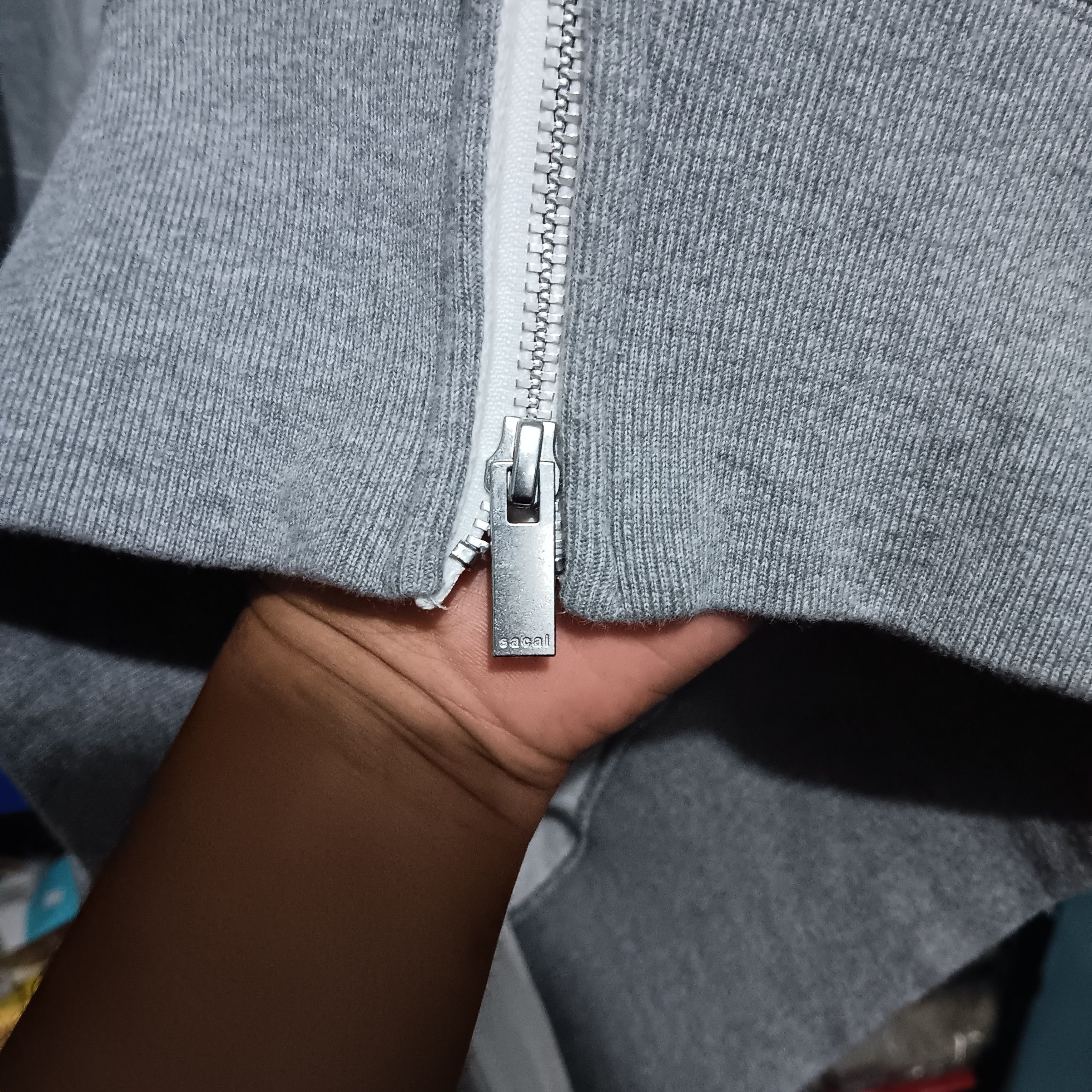 Sacai Sacai reconstruction sleeve crewneck Size US L / EU 52-54 / 3 - 5 Thumbnail