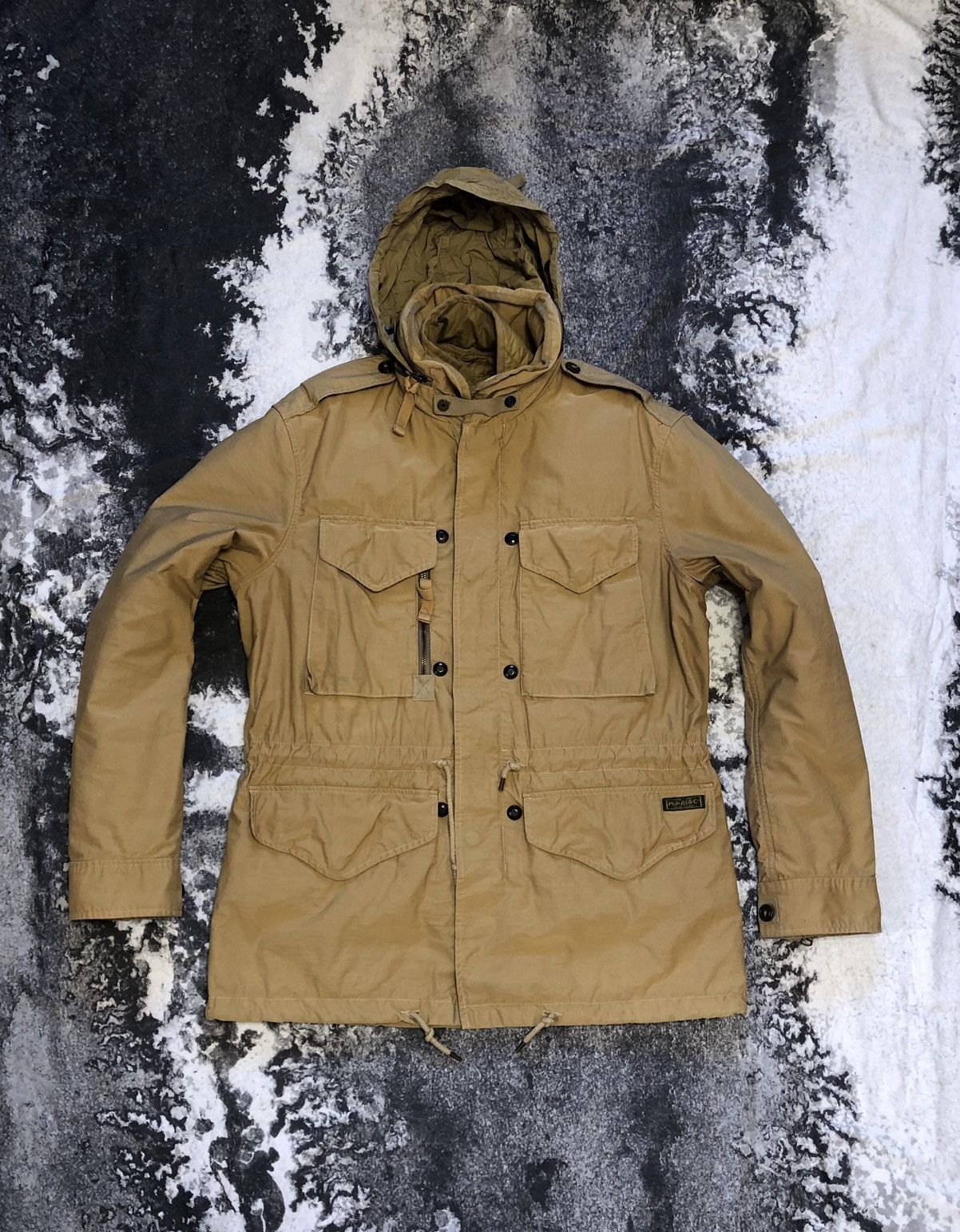 image of Polo Ralph Lauren Vintage Polo By Ralph Laurent Military Jacket in Brown, Men's (Size Medium)