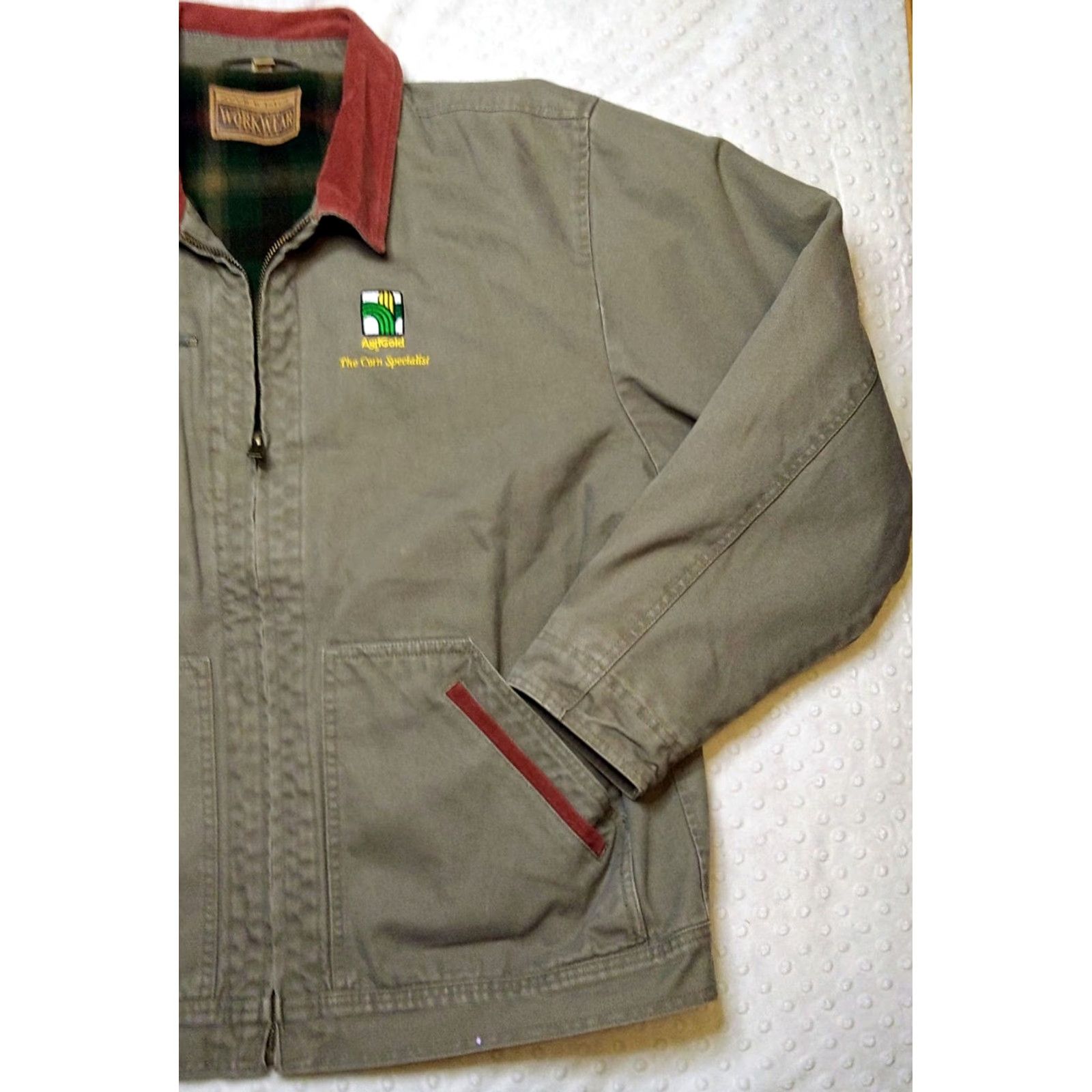Vintage Swingster Jacket XL Workwear Cotton Canvas Grey Vintage Mens Coat Short Zip Hooded Pockets Clothing USA 90s Retro Utility Jacket Size US XL / EU 56 / 4 - 2 Thumbnail