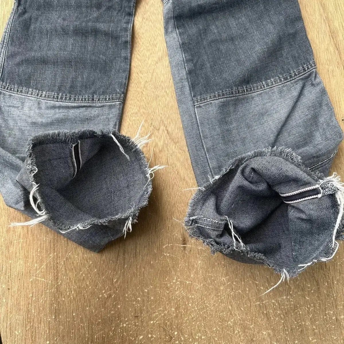 Marithe + Francois Girbaud UNIQUE‼️MARITHE FRANCOIS GIRBAUD JEAN SELVEDGE PATHWORK RARE Size US 26 / EU 42 - 11 Thumbnail