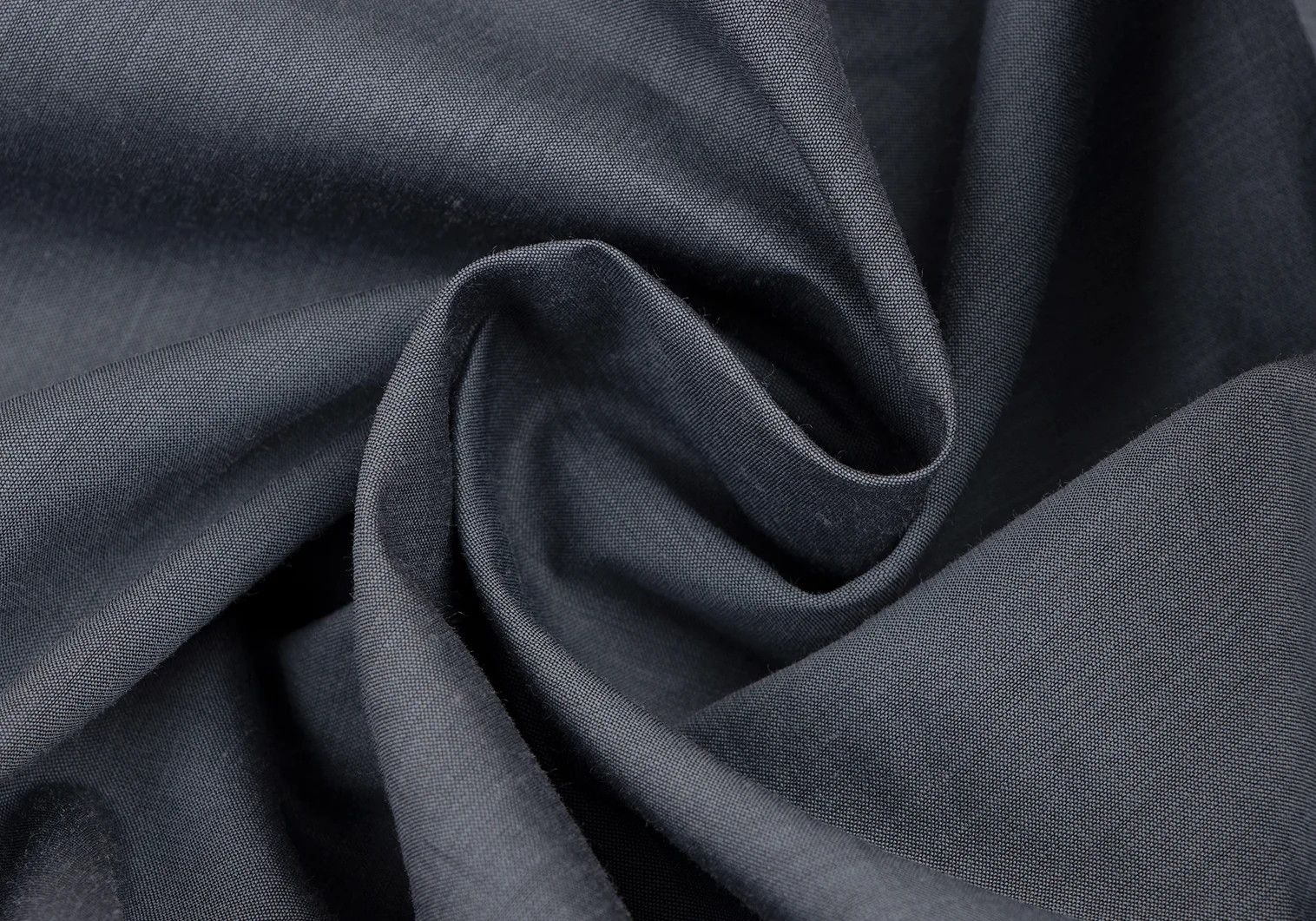 Emporio Armani Silk-Cotton Side Button Tuck Pants in Blue Gray Size 50 Size US 34 / EU 50 - 12 Thumbnail