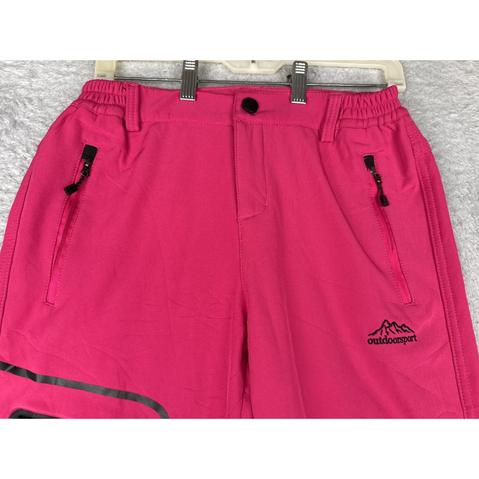Pinko Outdoorsport Pants Womens Small Pink Hiking Softshell WEI-TEX Knee Reinforced Size 28" / US 6 / IT 42 - 4 Thumbnail