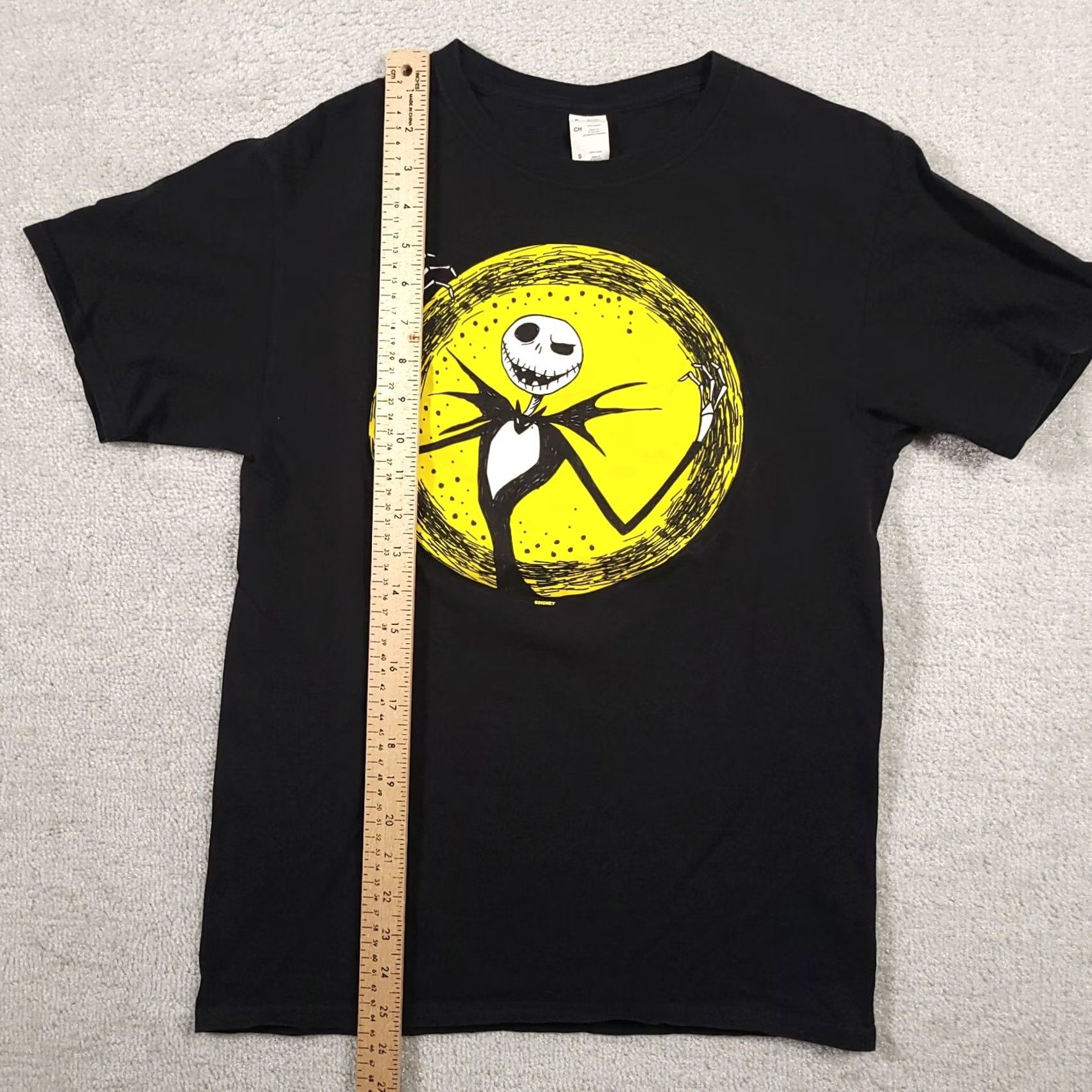 Disney Disney Nightmare Before Christmas Jack Skellington T Shirt Adult Small Black Halloween Graphic Tee Size US S / EU 44-46 / 1 - 6 Thumbnail