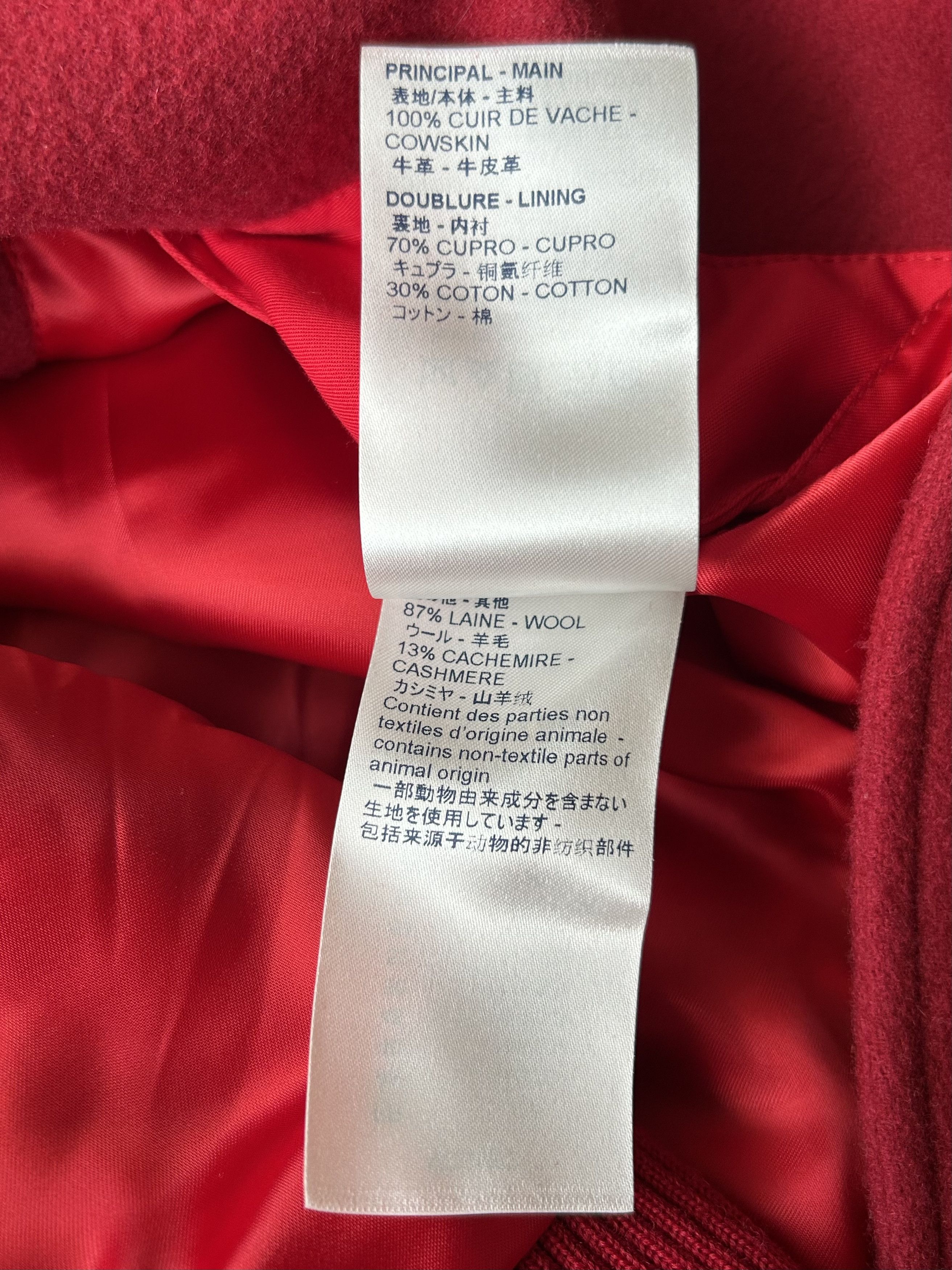 Louis Vuitton Louis Vuitton Red & White Dreaming Varsity Jacket Size US M / EU 48-50 / 2 - 5 Thumbnail