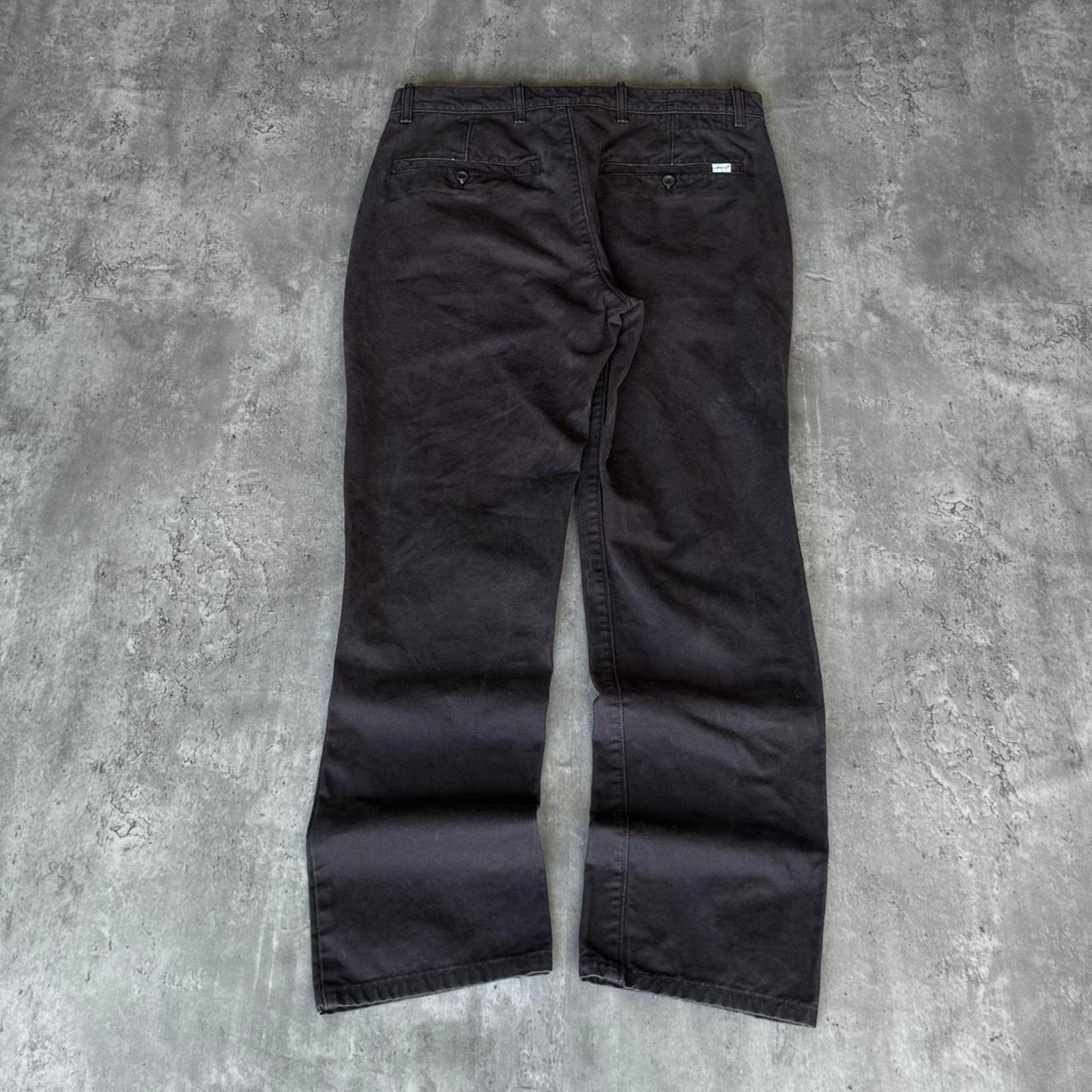 Levi's × Levi's Vintage Clothing × Vintage Vintage Y2K Levi’s Tonal Black Baggy Skater Grunge Pants Size US 36 / EU 52 - 2 Thumbnail