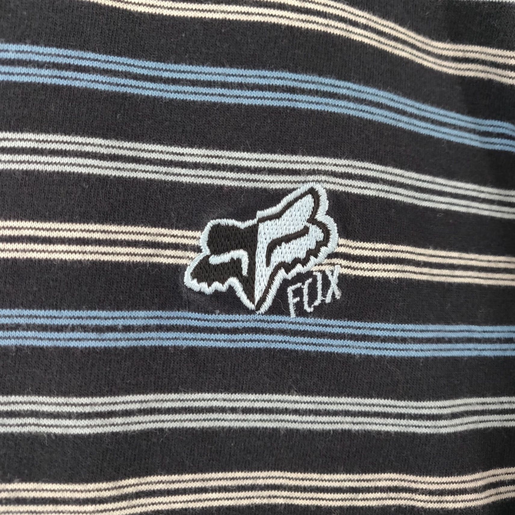 Fox Racing Fox Racing Polo Shirt Mens XL Striped Long Sleeve Polo Casual Outdoor Shirt Size US XL / EU 56 / 4 - 5 Thumbnail