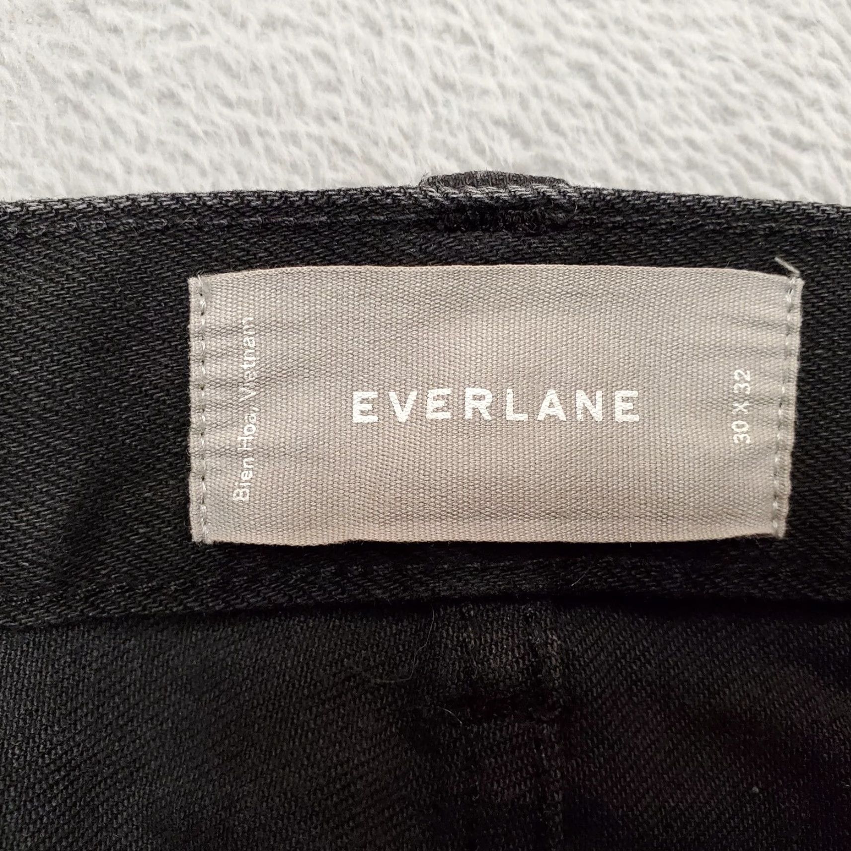 Everlane Everlane Jeans Mens 30x32 Black Skinny Fit Straight Leg Denim Faded Distressed Size US 30 / EU 46 - 4 Thumbnail