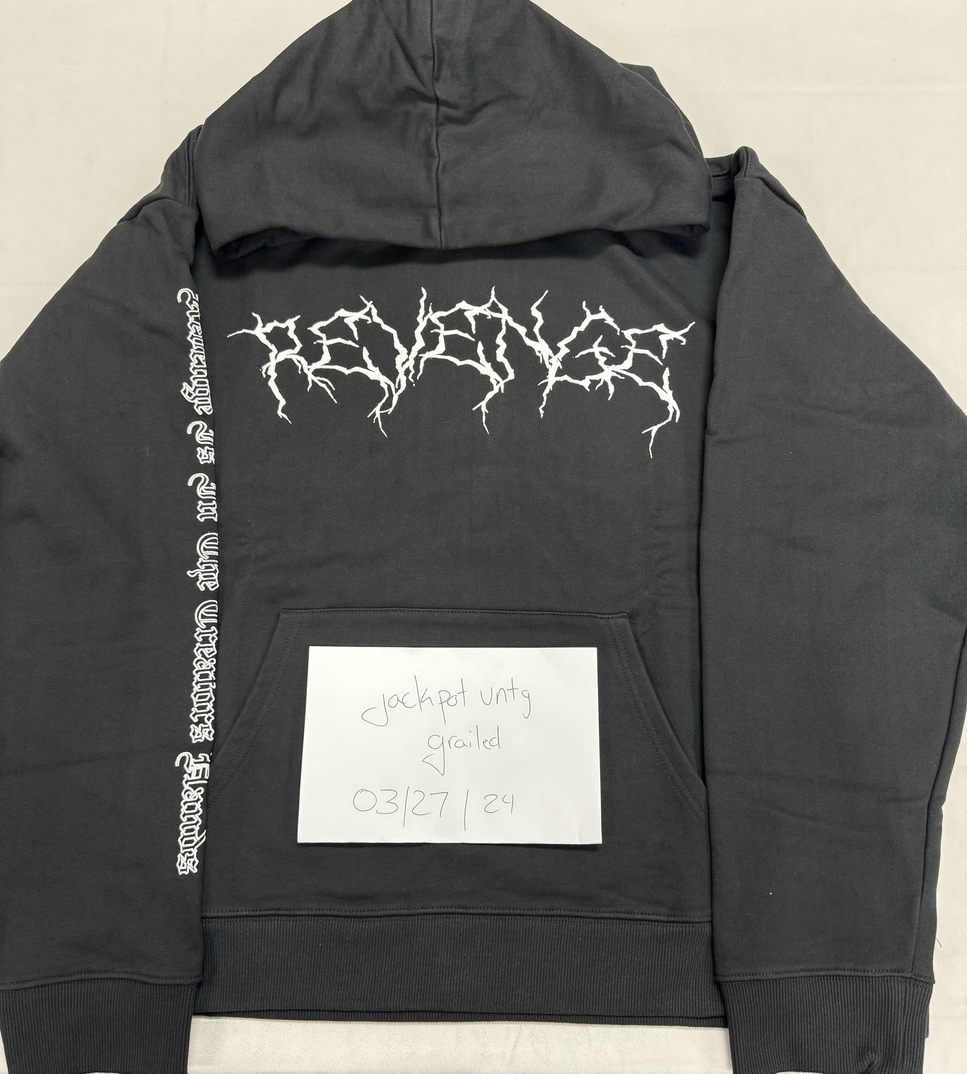 Grailed revenge hoodie hotsell