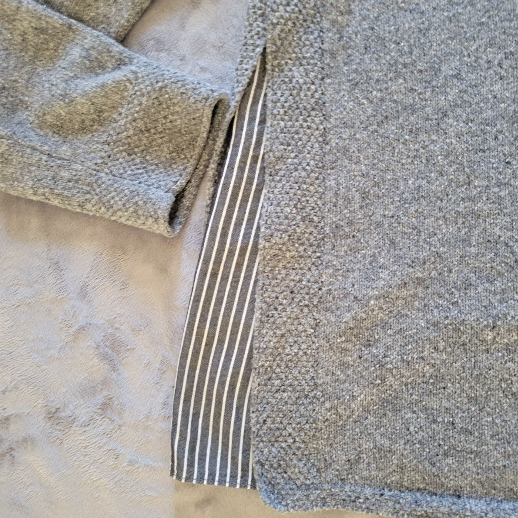 J. Jill J Jill Sweater Top Womens Medium Gray Silk Blend Long Sleeve Classic Career Shirt Size M / US 6-8 / IT 42-44 - 5 Thumbnail