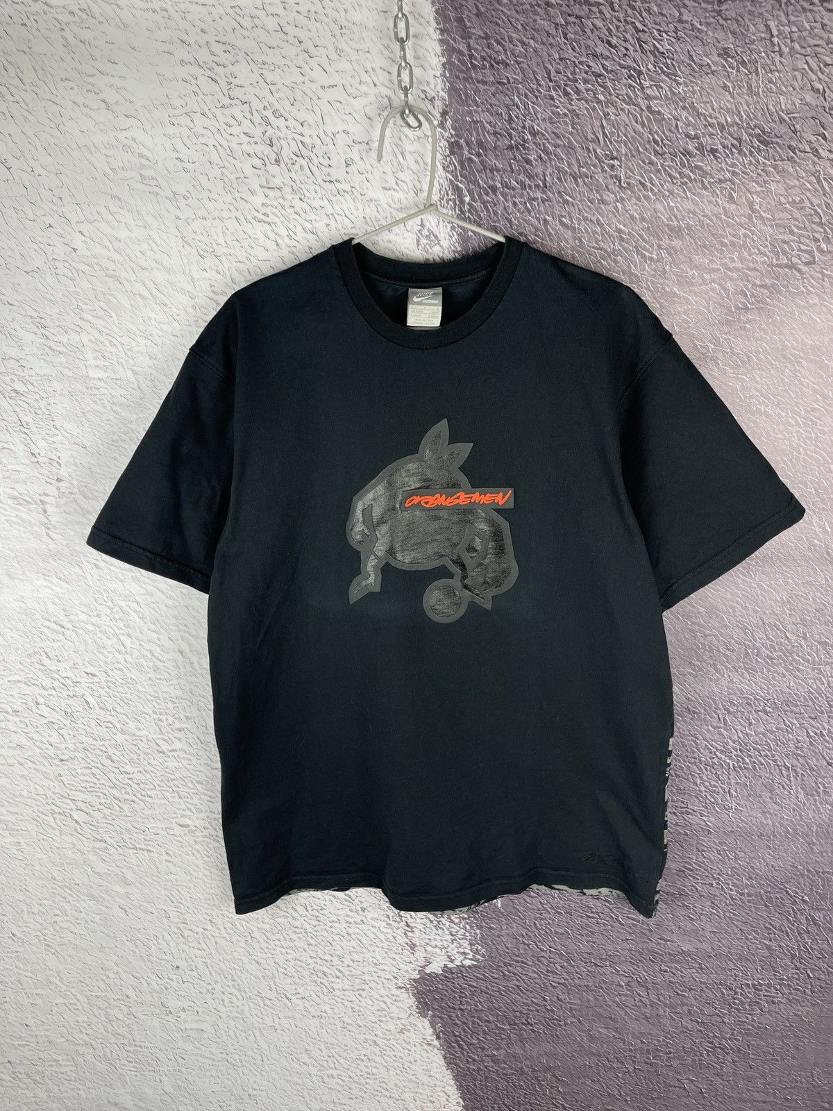 Nike × Vintage Nike x Orangemen x Be True vintage y2k reflective logo tee Size US L / EU 52-54 / 3 - 1 Thumbnail