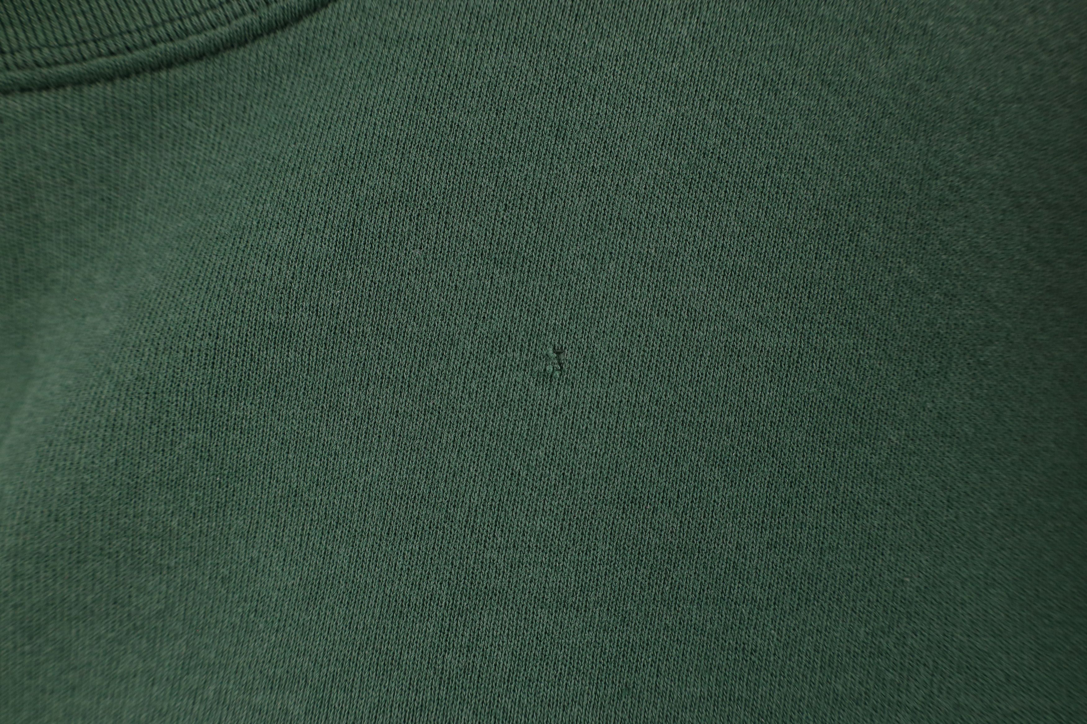 Vintage Vintage 90s Streetwear Blank Heavyweight Sweatshirt Green Size US L / EU 52-54 / 3 - 4 Thumbnail