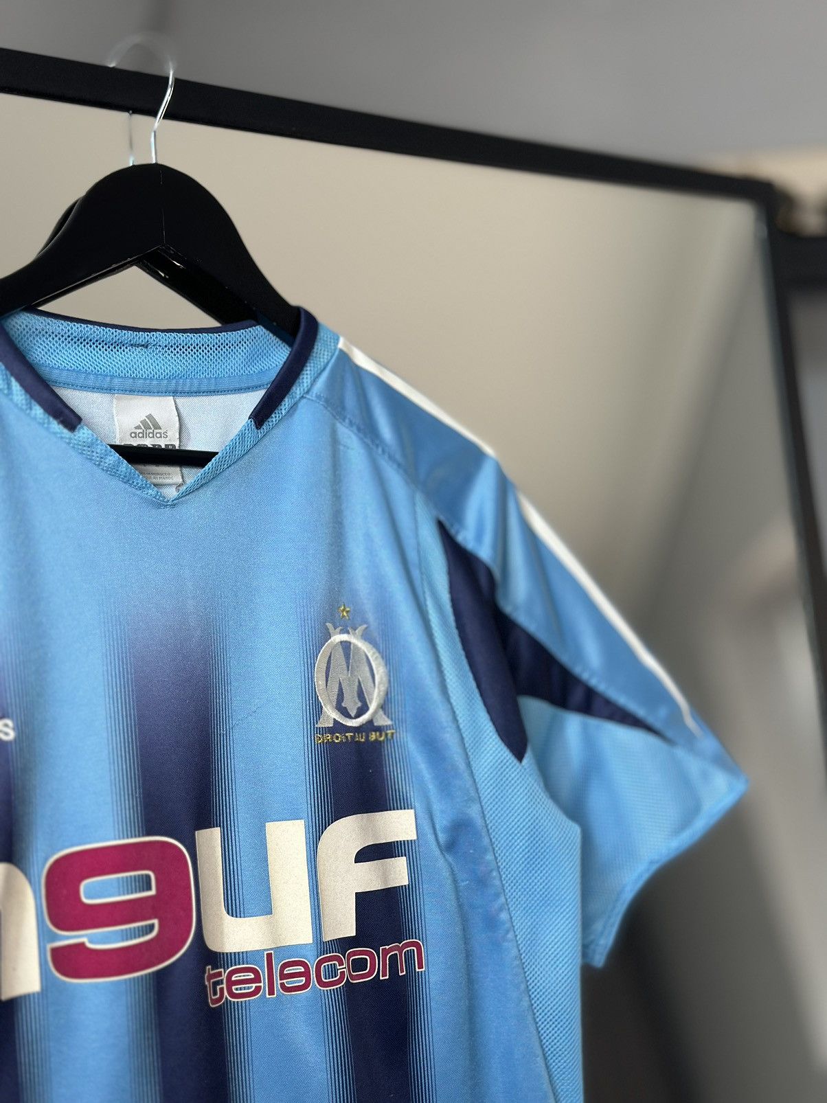 Adidas ADIDAS OLYMPIQUE MARSEILLE 2004/05 AWAY JERSEY MARSYLIA Size US M / EU 48-50 / 2 - 4 Thumbnail