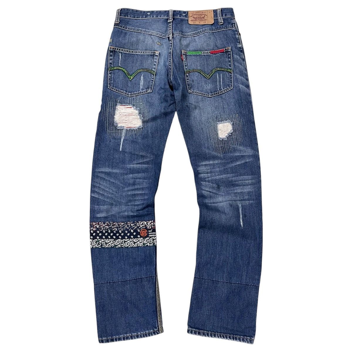 CLOT × Levi's Levi’s 501 CLot Distressed Pants Size US 32 / EU 48 - 2 Thumbnail
