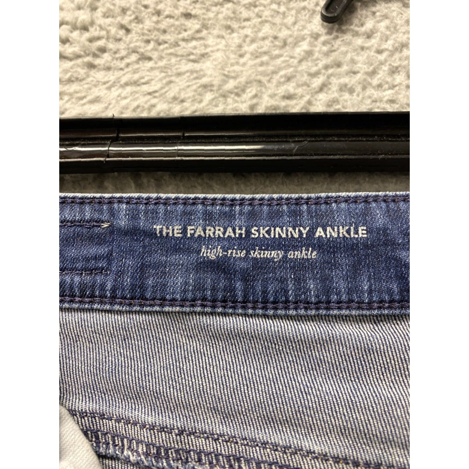Vintage VINTAGE Adriano Goldschmied Jeans Women’s 28x2 High Rise Skinny Denim Blue 2010s Slim Fit Size 30" / US 8 / IT 44 - 5 Thumbnail
