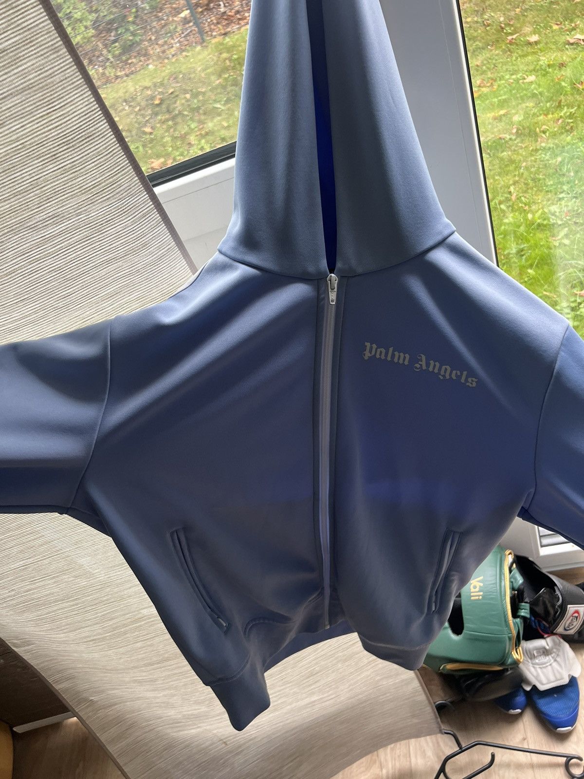 palm angels zip hoodie