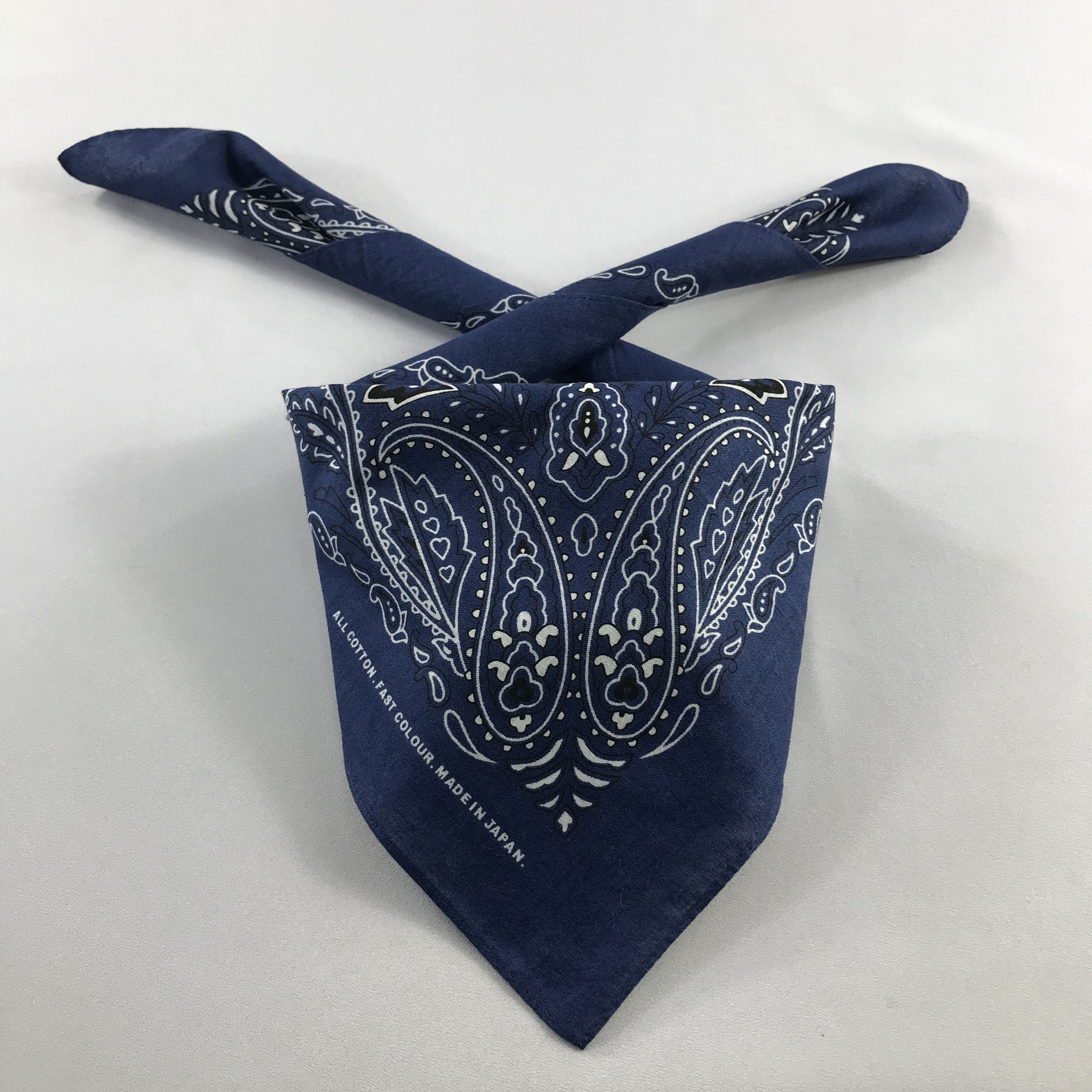 Japanese Brand Japanese Paislee Handkerchief / Bandana / Neckerchief C726 Size ONE SIZE - 1 Thumbnail