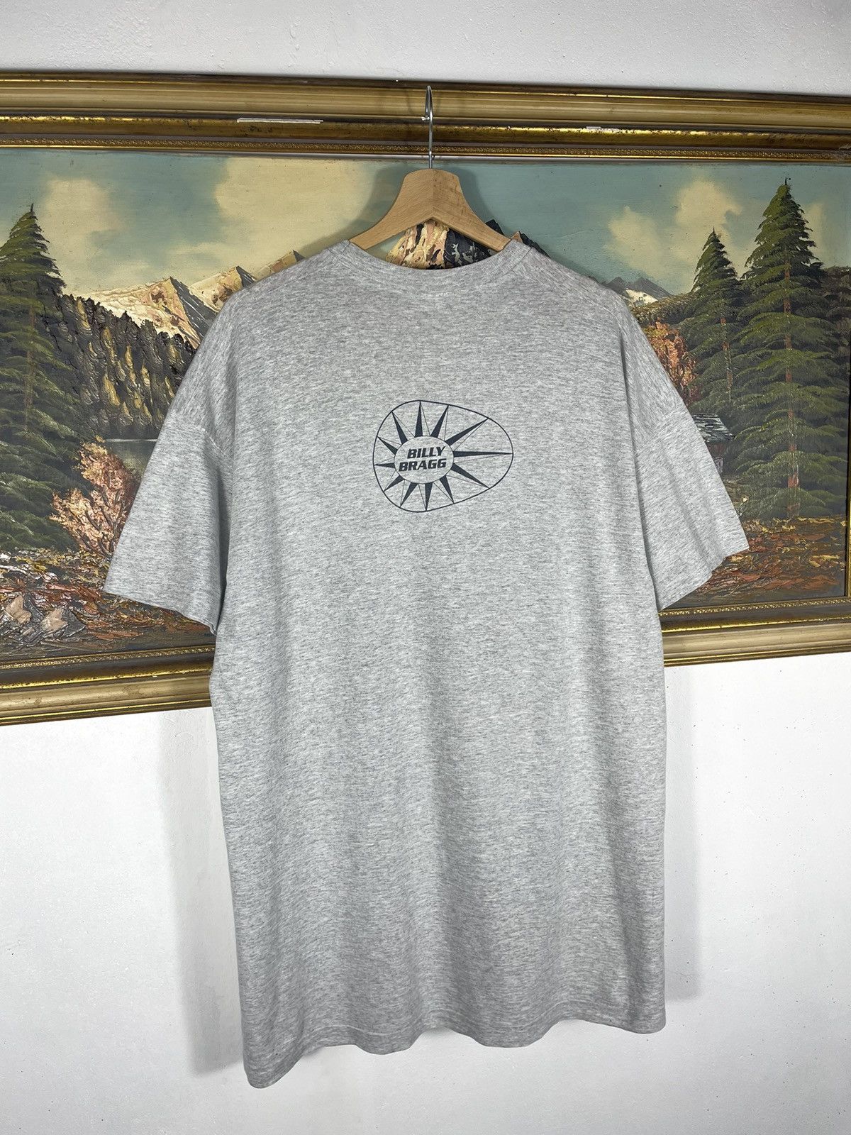 Band Tees × Vintage Vintage Retro 90s Billy Bragg “British Irony” T shirt Size US XL / EU 56 / 4 - 8 Thumbnail