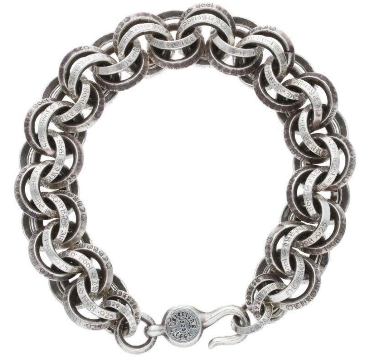 Chrome Hearts Chrome Hearts Double B Ring Silver Bracelet Size ONE SIZE - 2 Thumbnail
