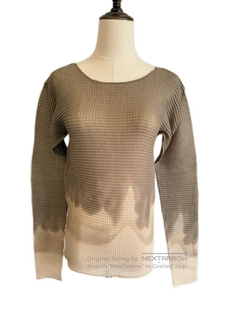 Issey Miyake Issey Miyake Ink-wash Long-sleeve Top Size M / US 6-8 / IT 42-44 - 1 Thumbnail