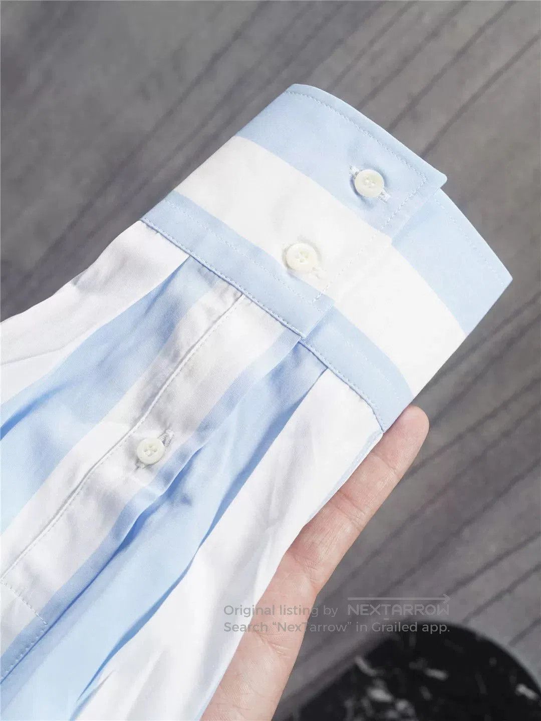 Brunello Cucinelli Brunello Cucinelli Striped Dress Shirt. Size US XS / EU 42 / 0 - 7 Thumbnail