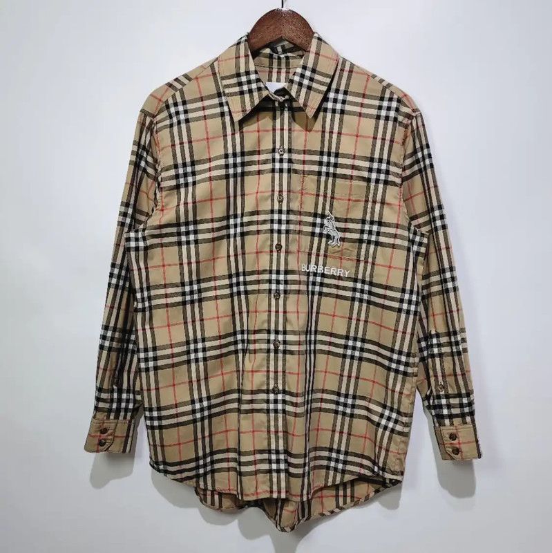Burberry Burberry Yellow Cotton Women's Shirt Size M / US 6-8 / IT 42-44 - 1 Thumbnail