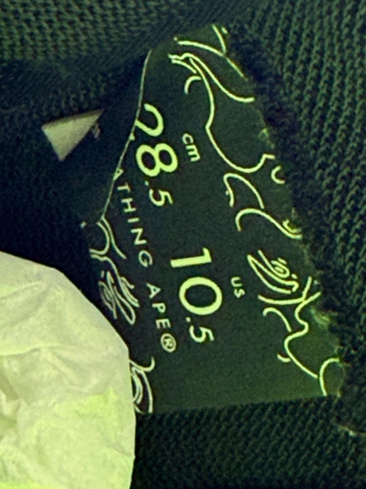 Bape × XO XO x BAPE Bapesta M2 Low Black Green Patent The Weeknd Size US 10.5 / EU 43-44 - 8 Thumbnail