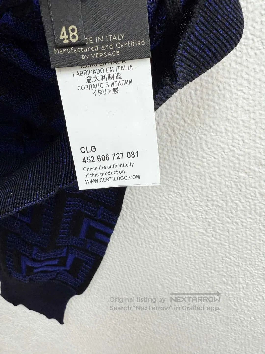 Versace versace wool blend crewneck sweater for men. Size US M / EU 48-50 / 2 - 6 Thumbnail