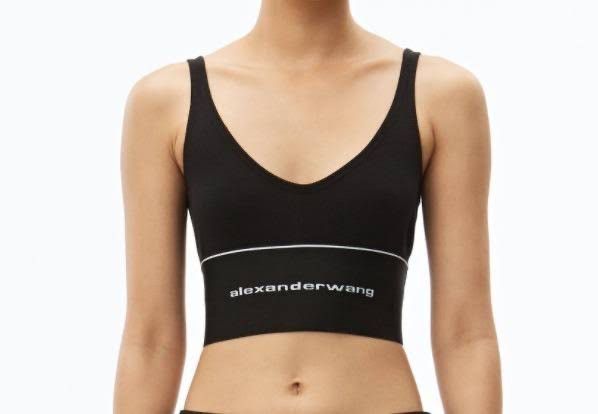 ALEXANDER WANG ELASTIC BRALETTE