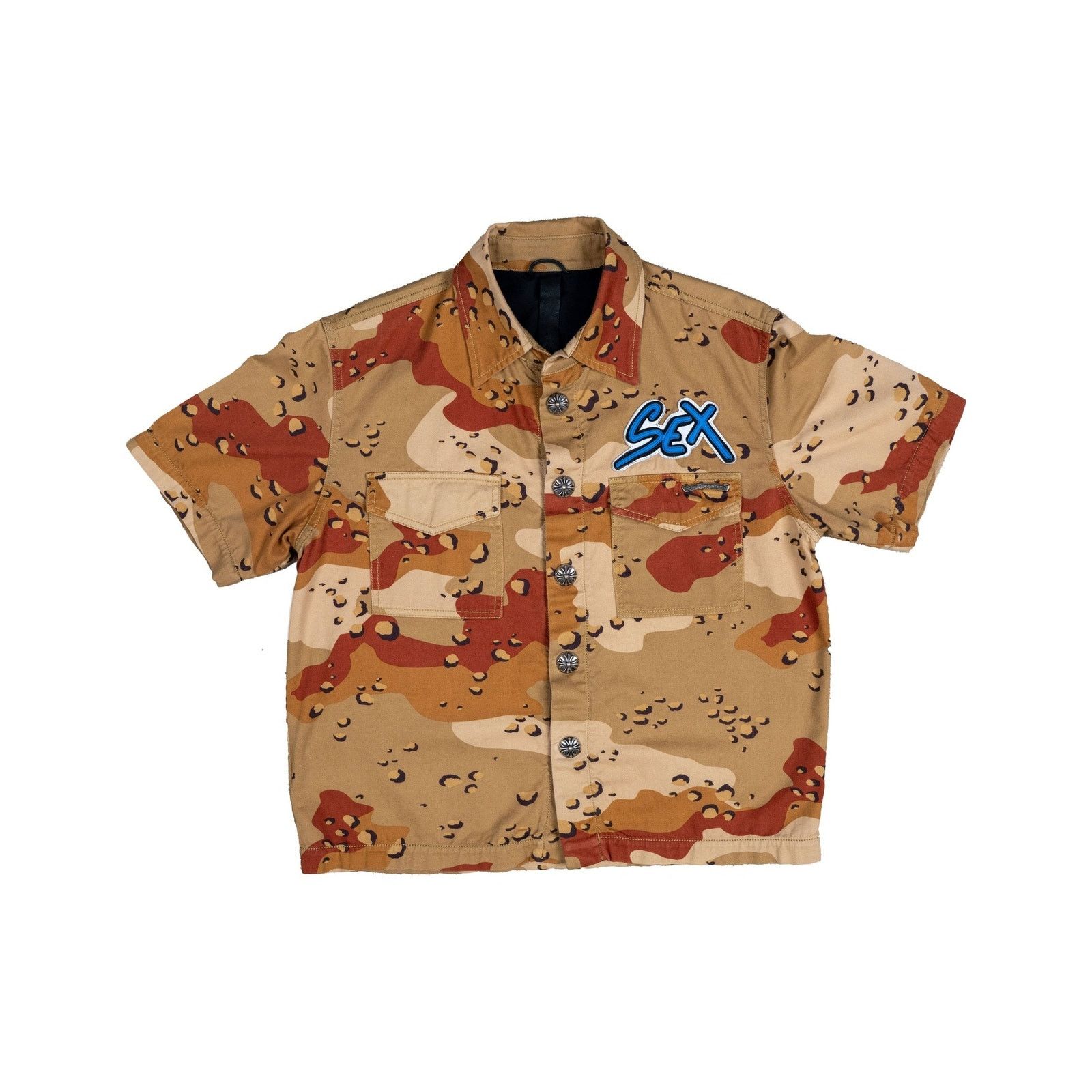 Chrome Hearts Matty Boy Sex Records Desert Camo Shirt Size US XL / EU 56 / 4 - 1 Thumbnail